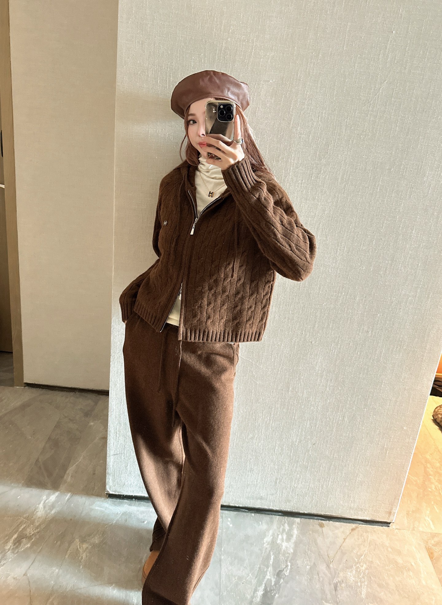 Her 26fw wool jacket pants sets