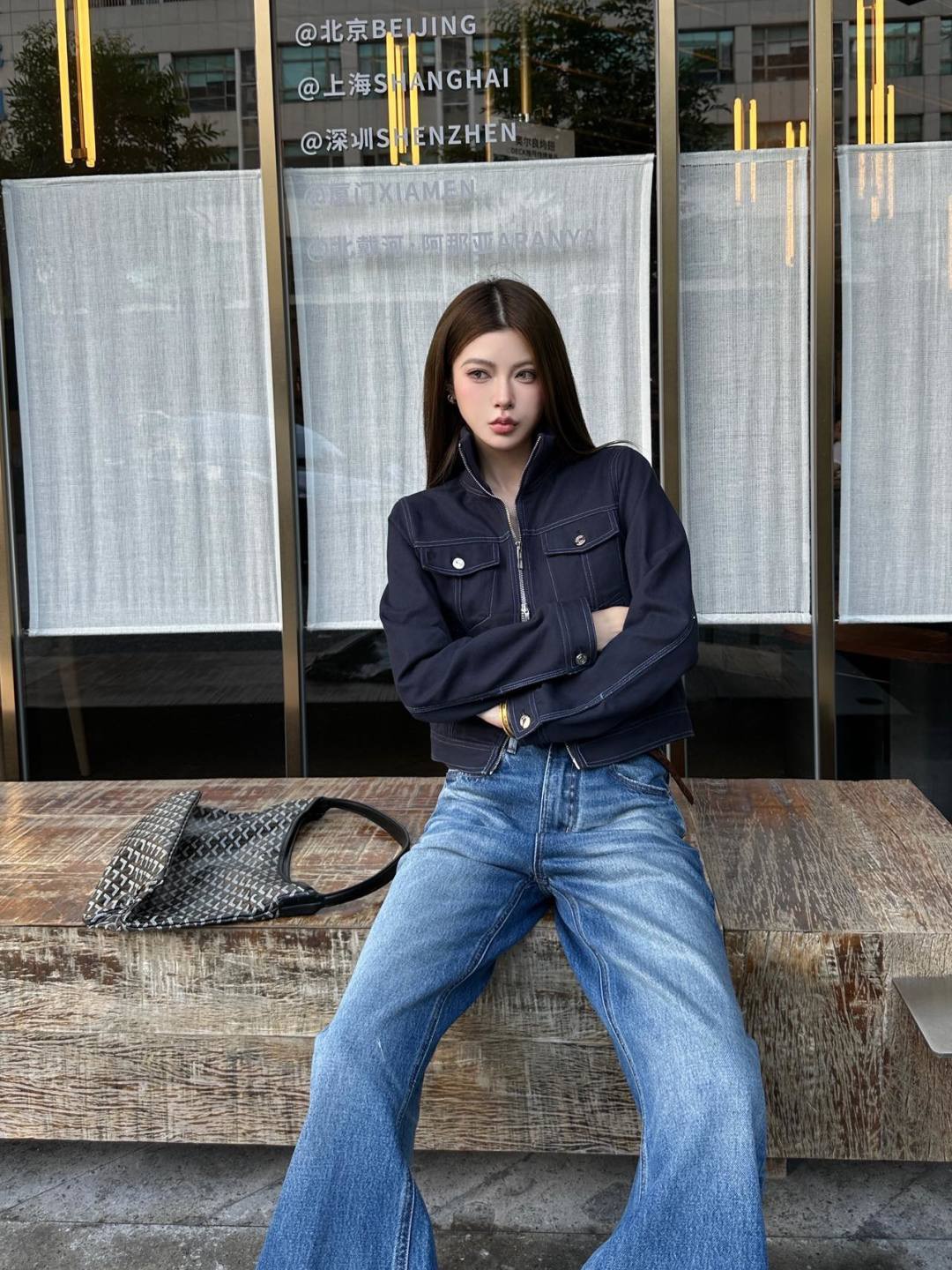 Her 26fw zipper jacket