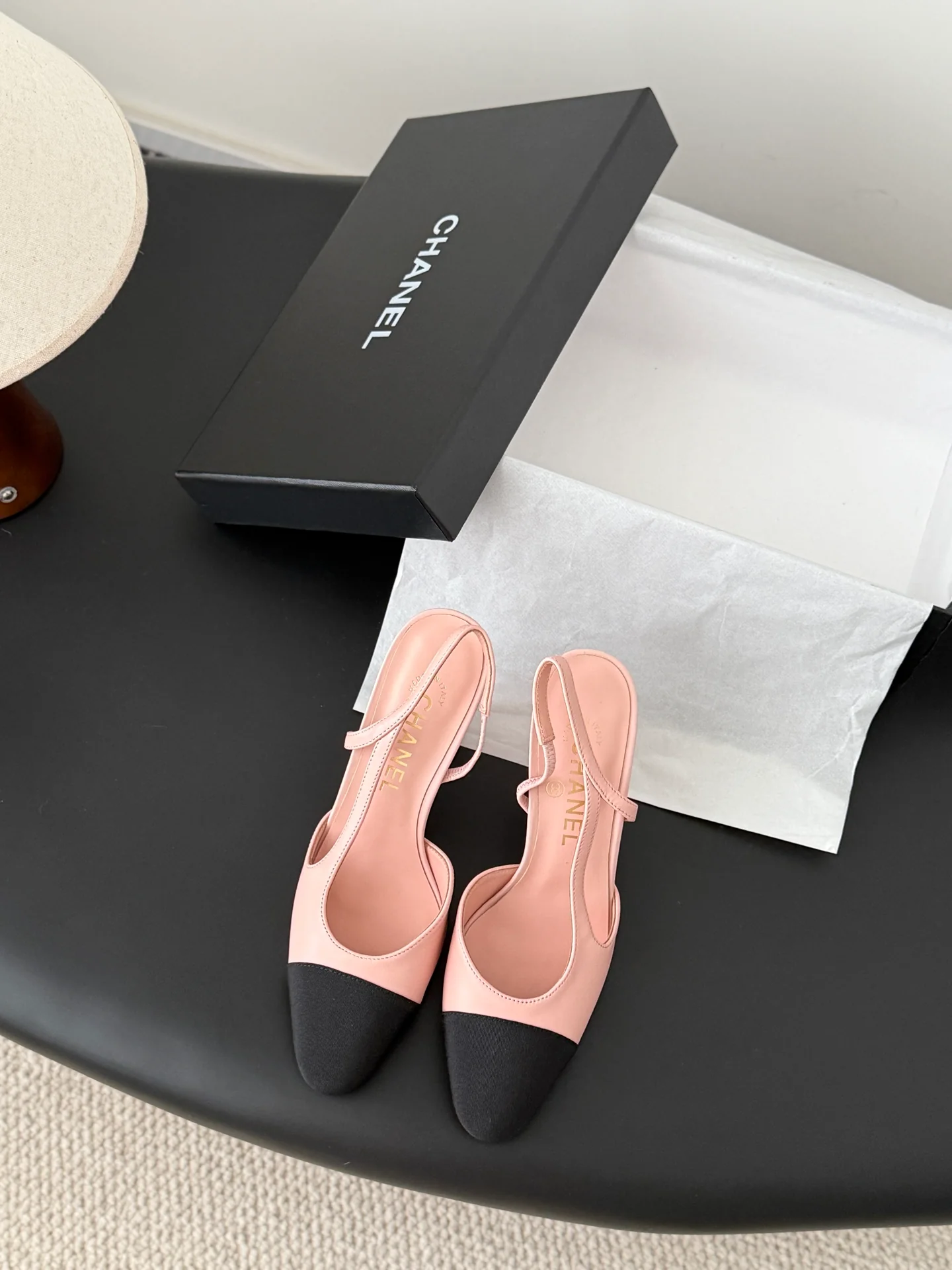 Chan 25fw slingback heels