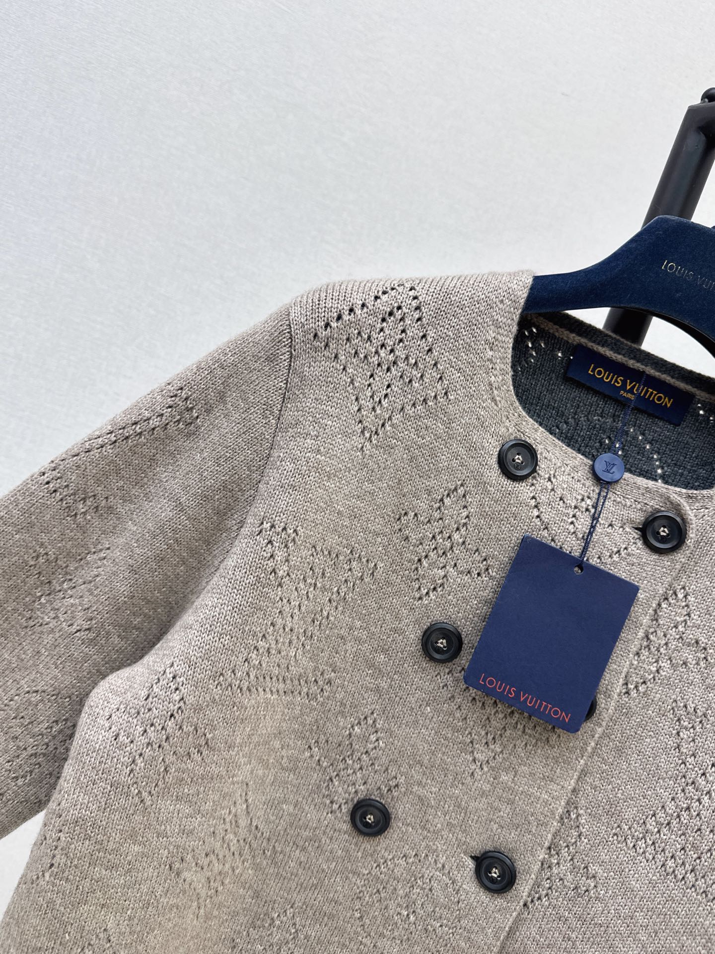 Loui 26fw hollow knit jacket