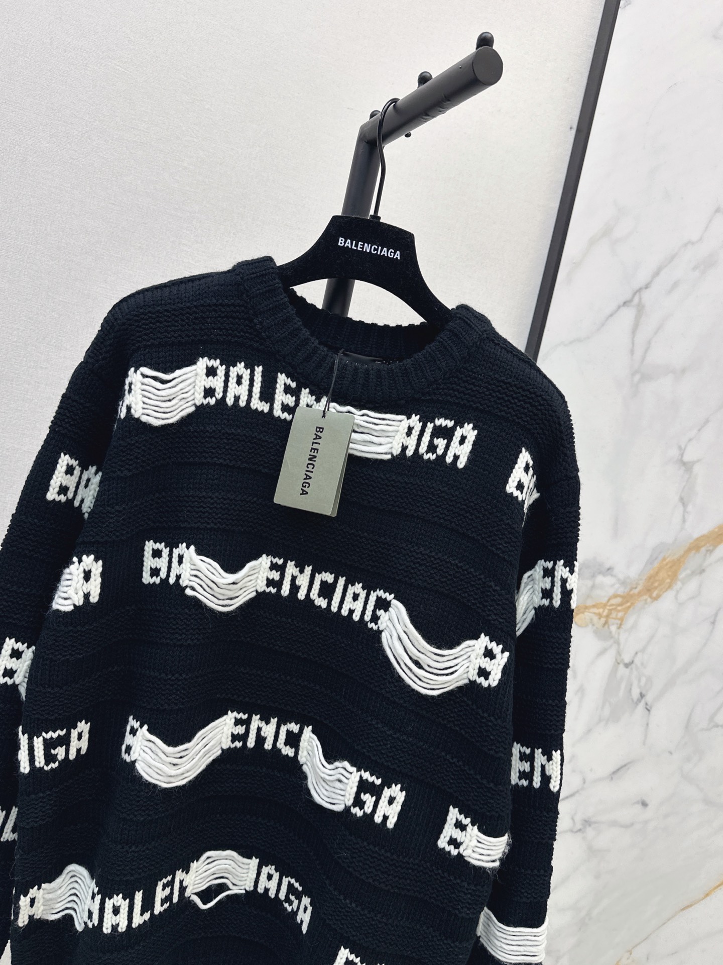Balen 26fw jacquard sweater