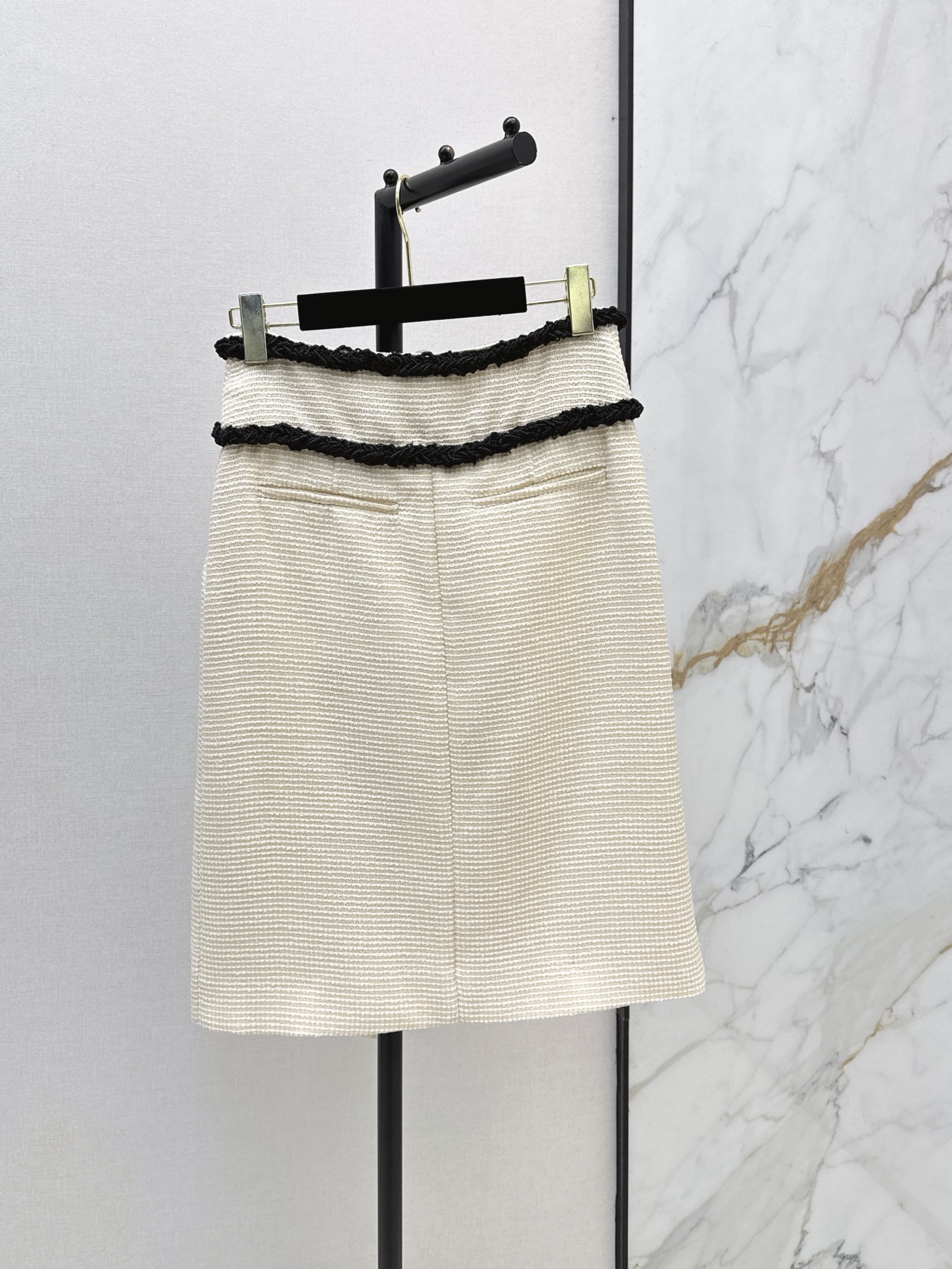 Chan 26ss woven skirt