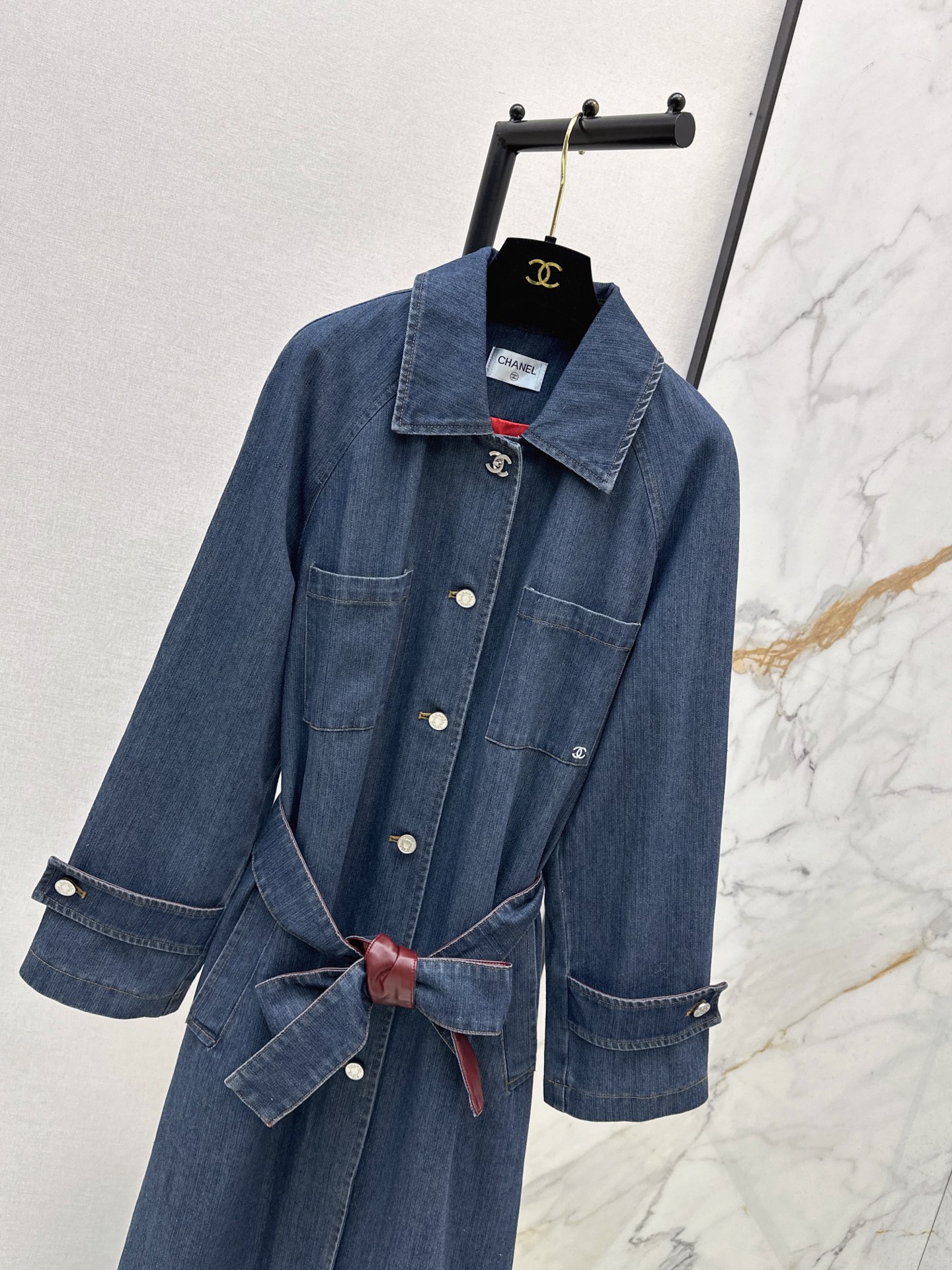 Chan 26fw denim overcoats