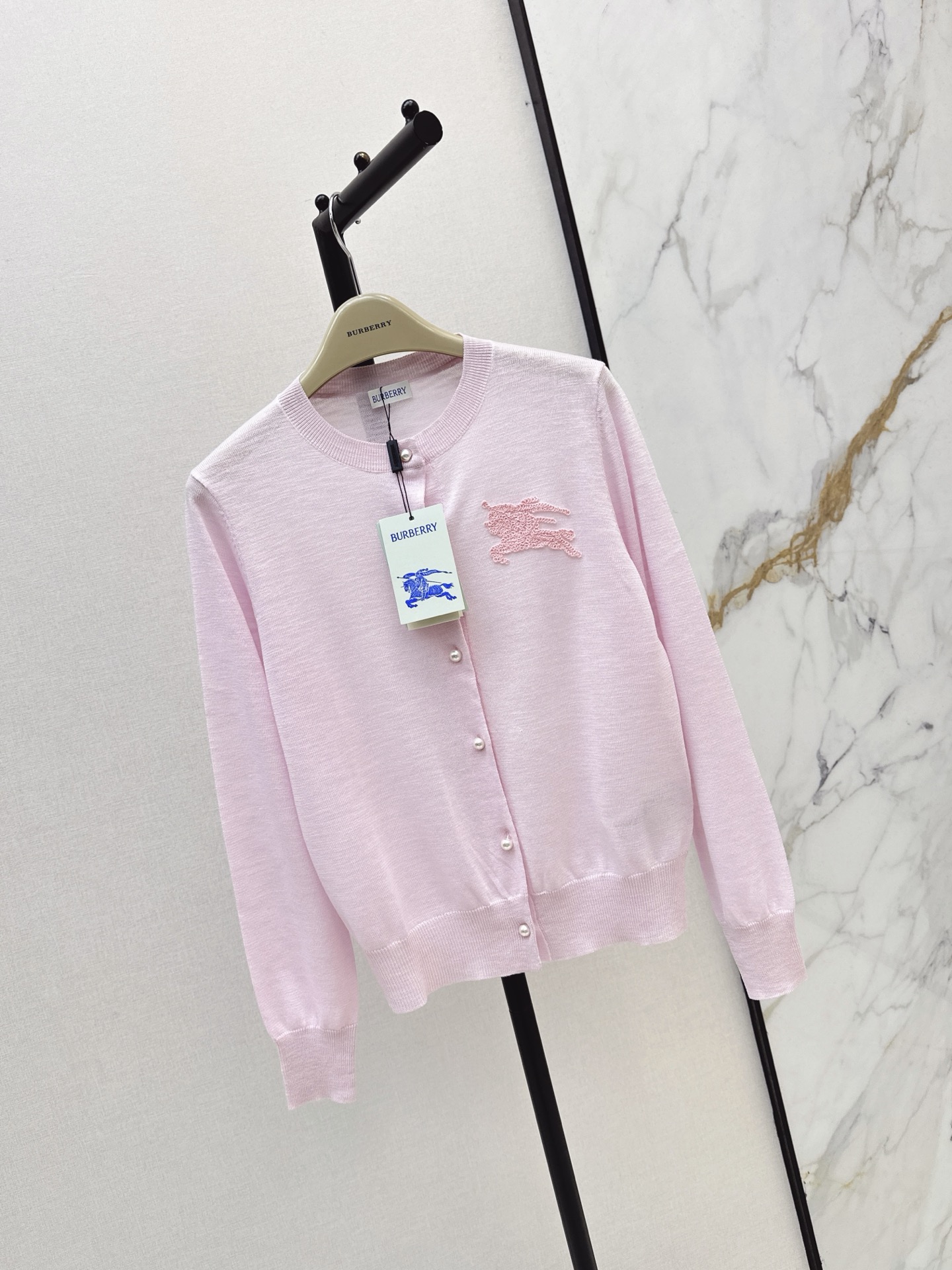 Bur 26fw jacquard knit cardigan