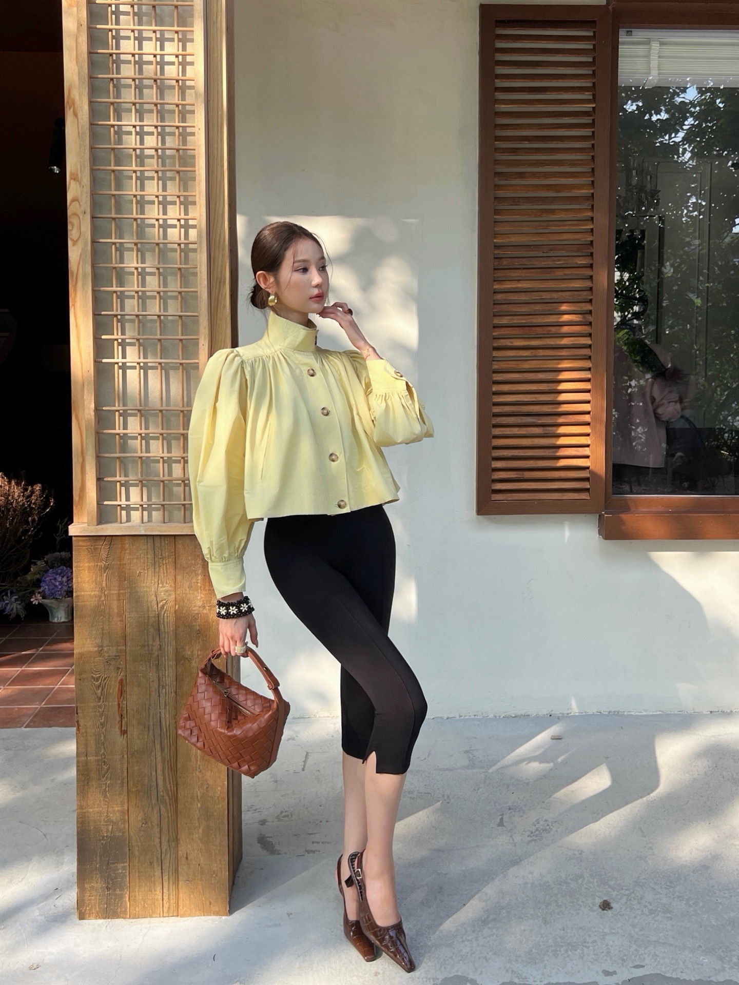 Chan 26ss cropped jacket
