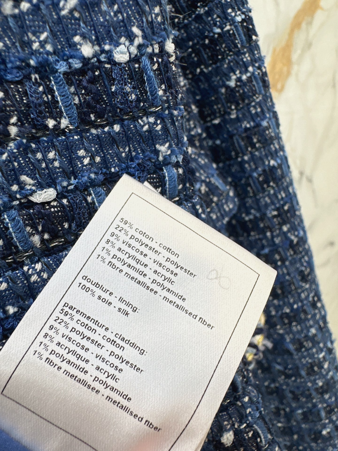 Chan 26fw woven tweed jacket