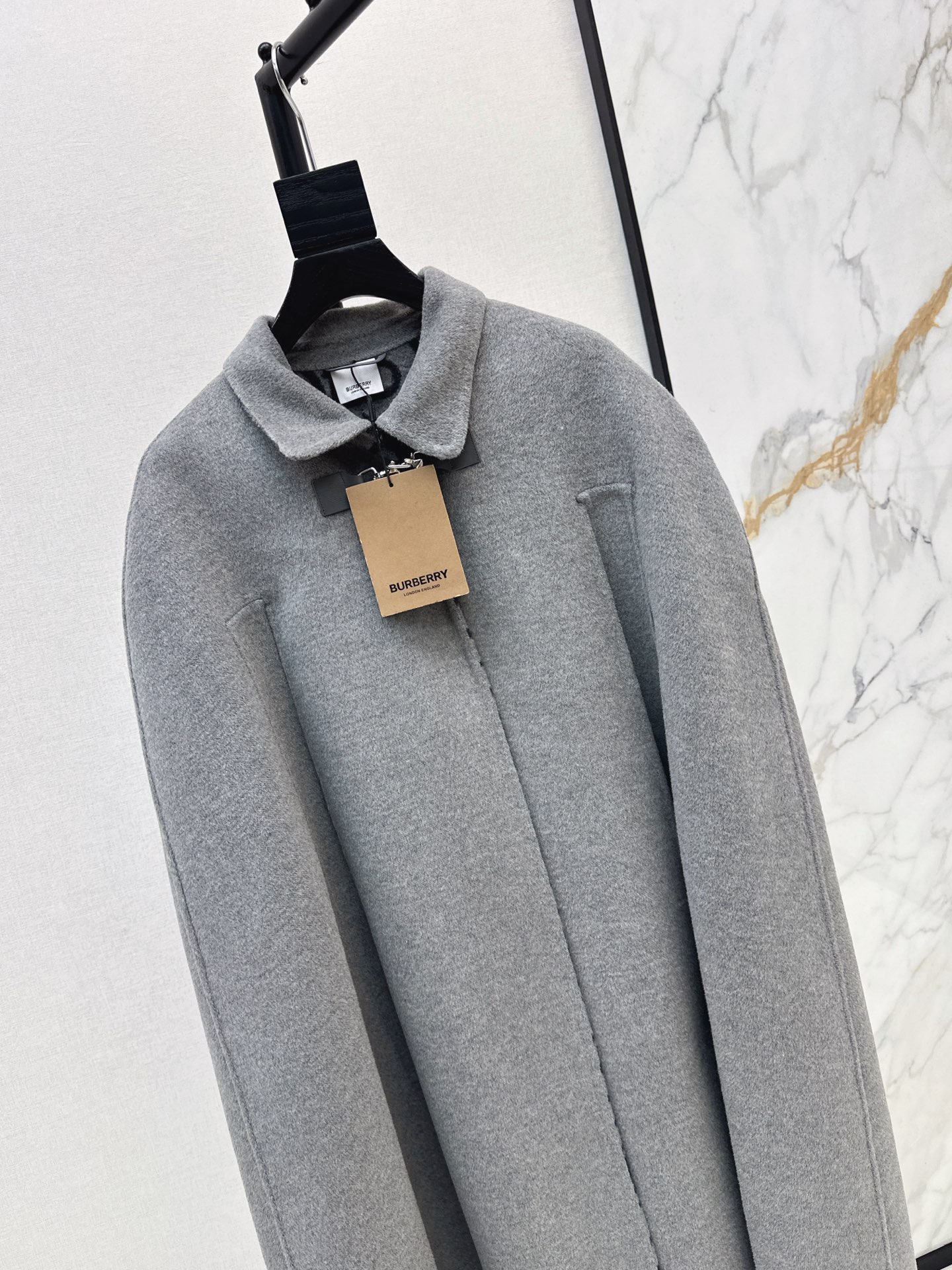 Bur 26fw woolen cape overcoats