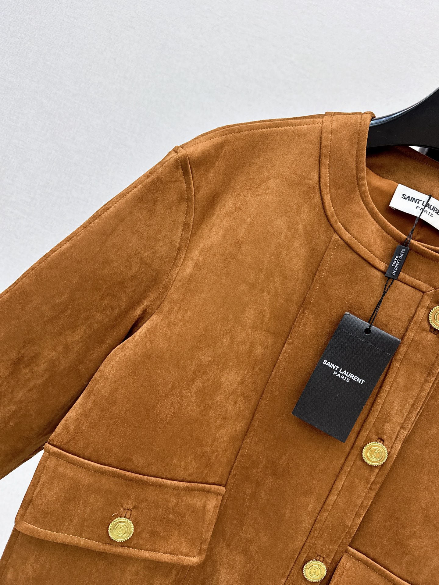Sain 26fw suede-fleecel jacket