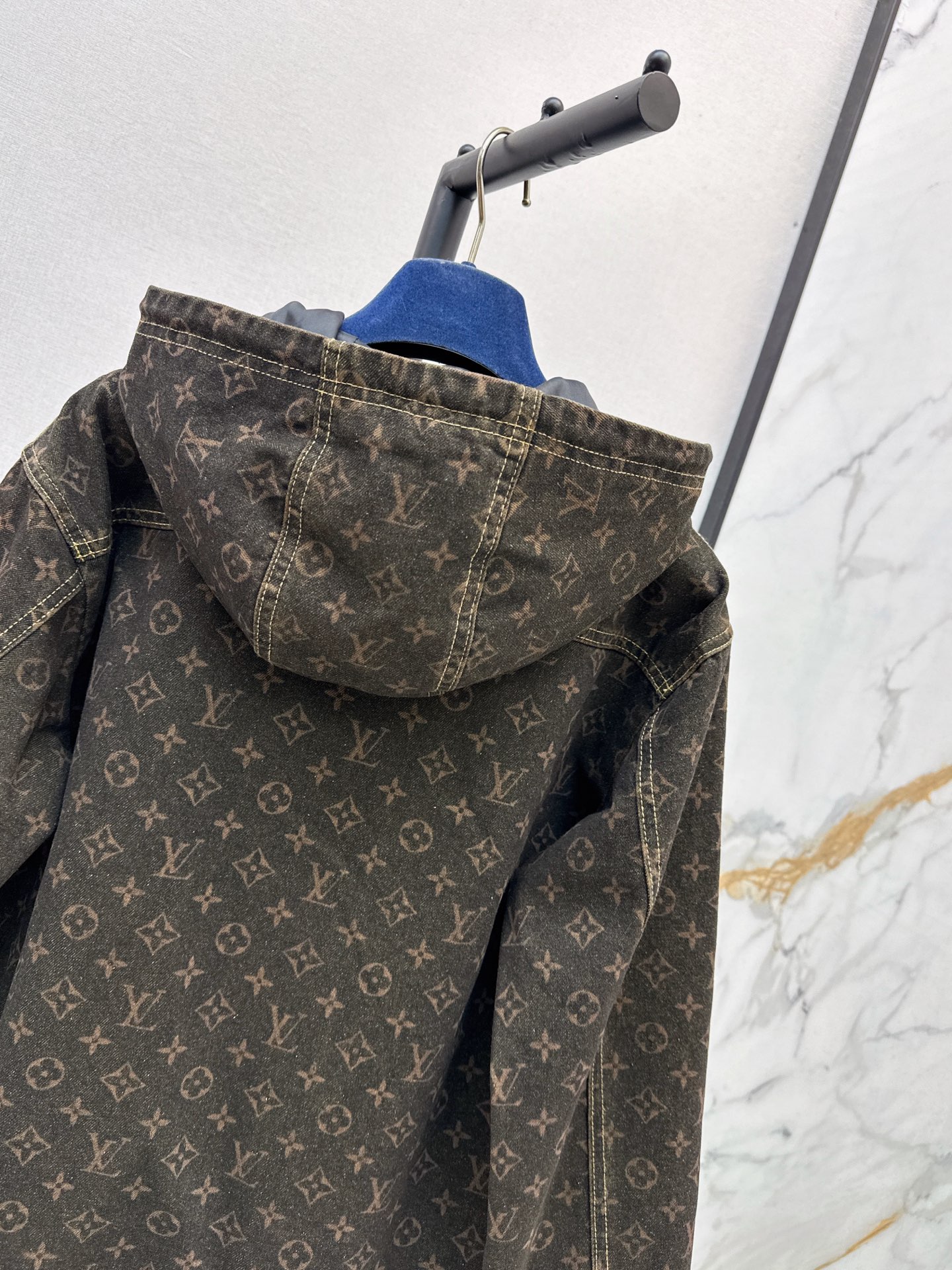 Loui 26fw hooded denim jacket