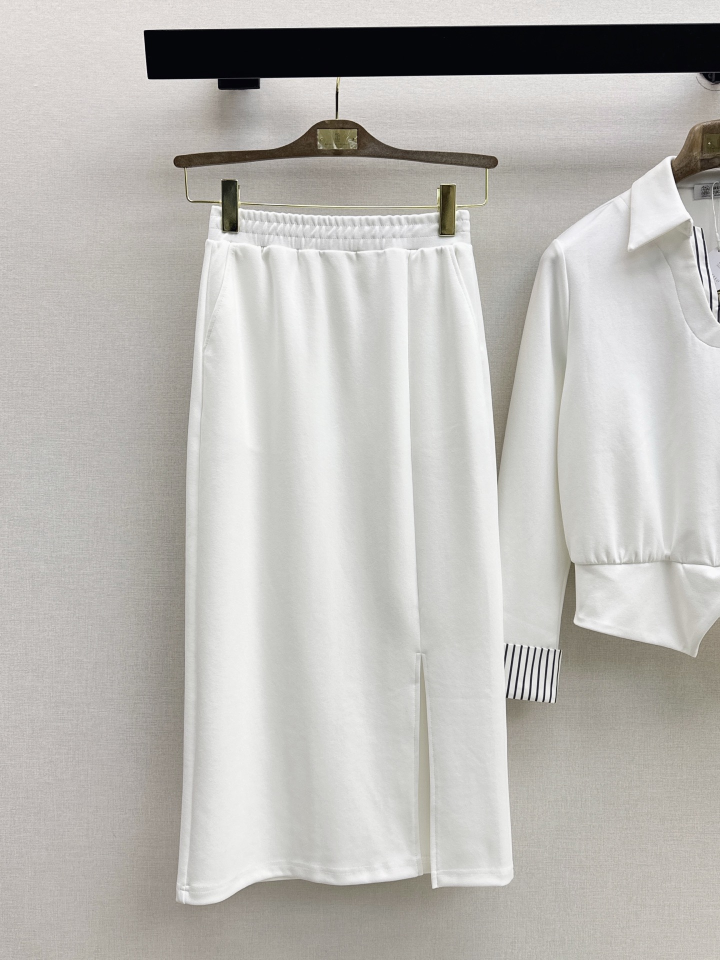 Brun 26fw contract stripe casual suit