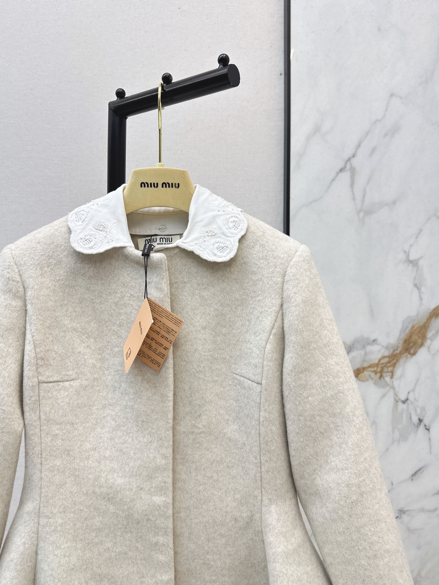 Miu 26fw woolen jacket dress