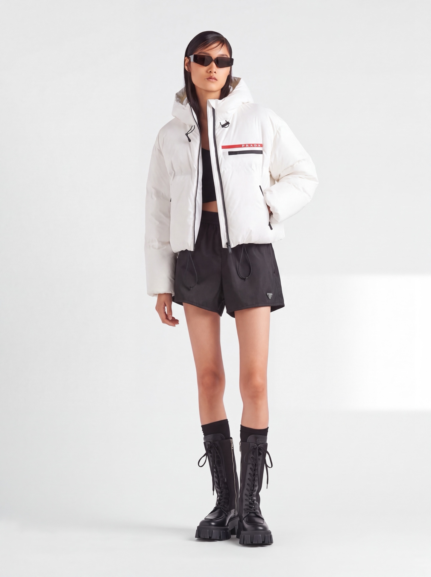Pra 26fw hooded ski down jacket