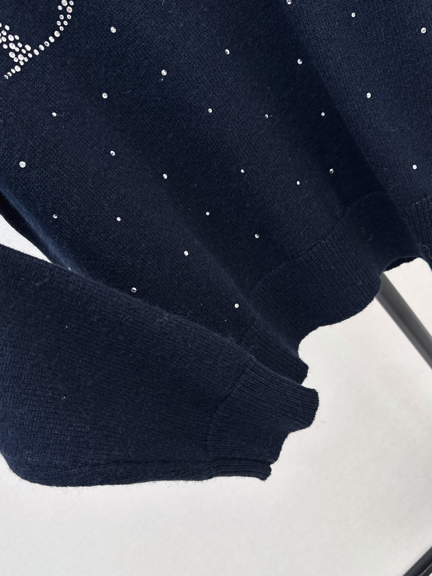 CD 26fw rhinestooth knit sweater