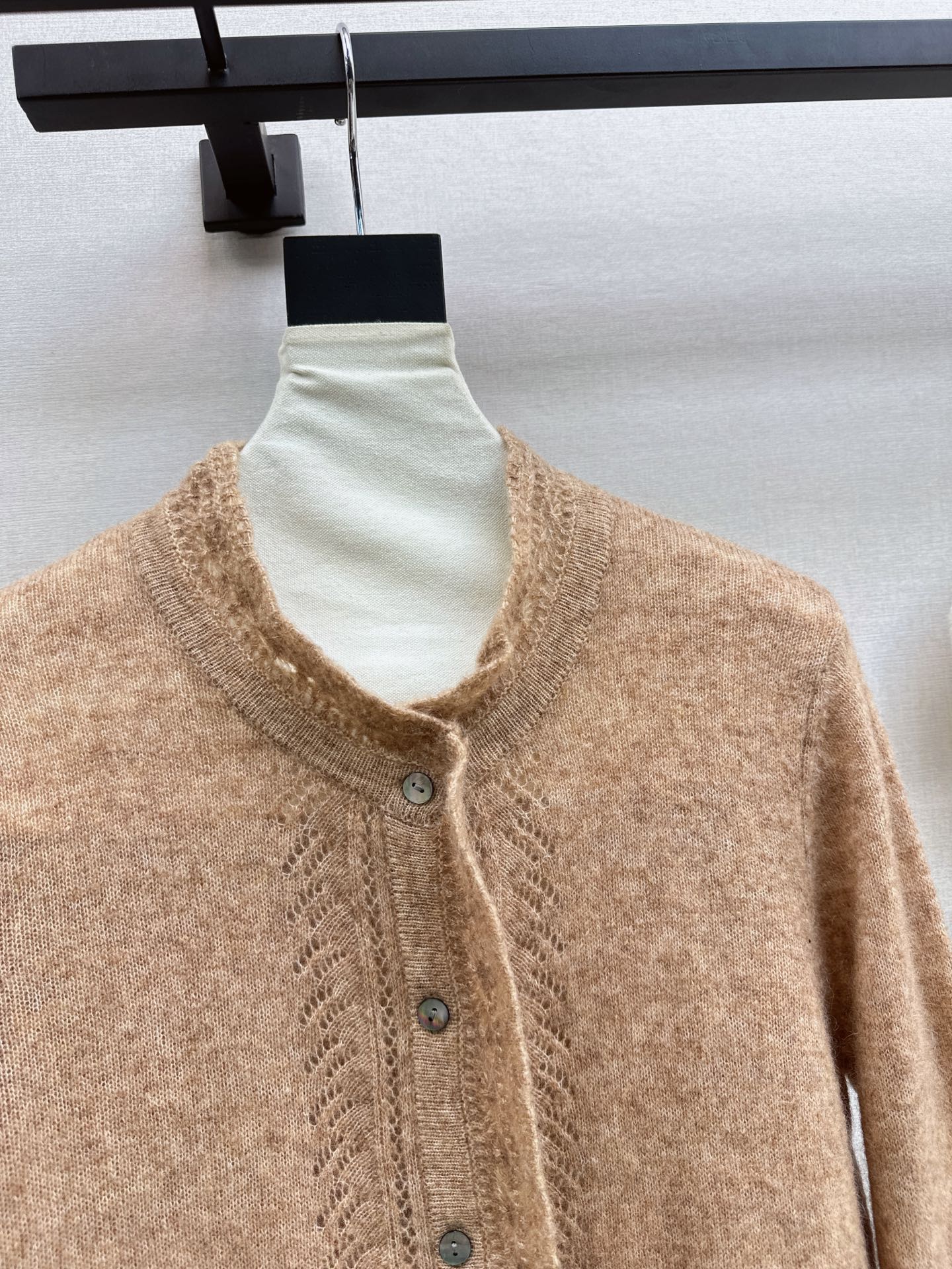 ES 26fw wool knit vest cardigan sets