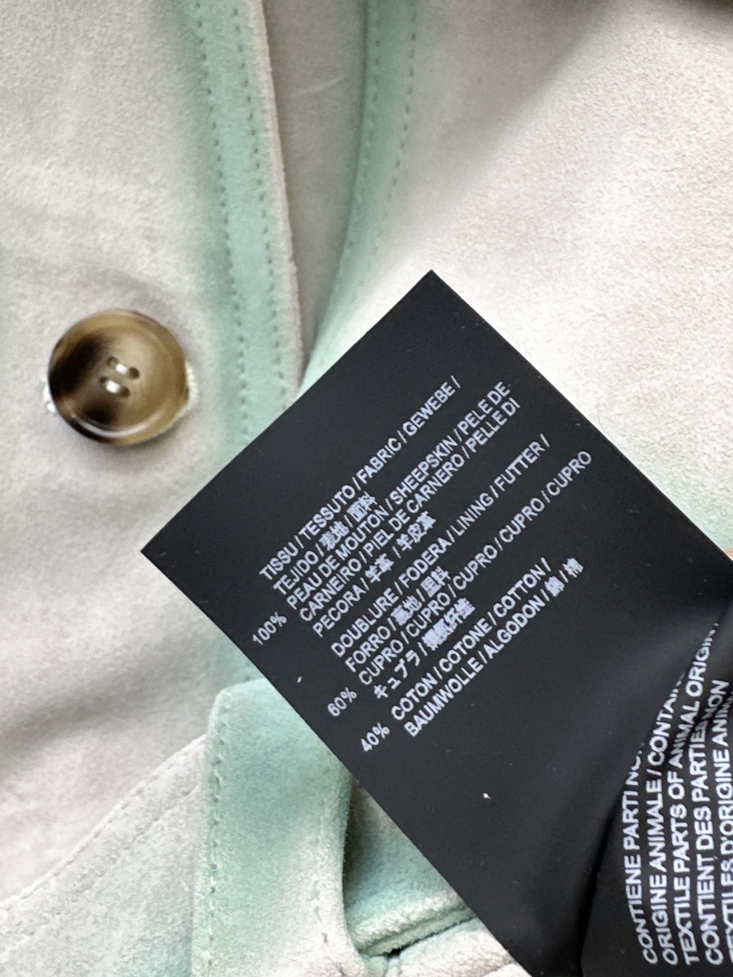 Loui 26fw suede leather jacket