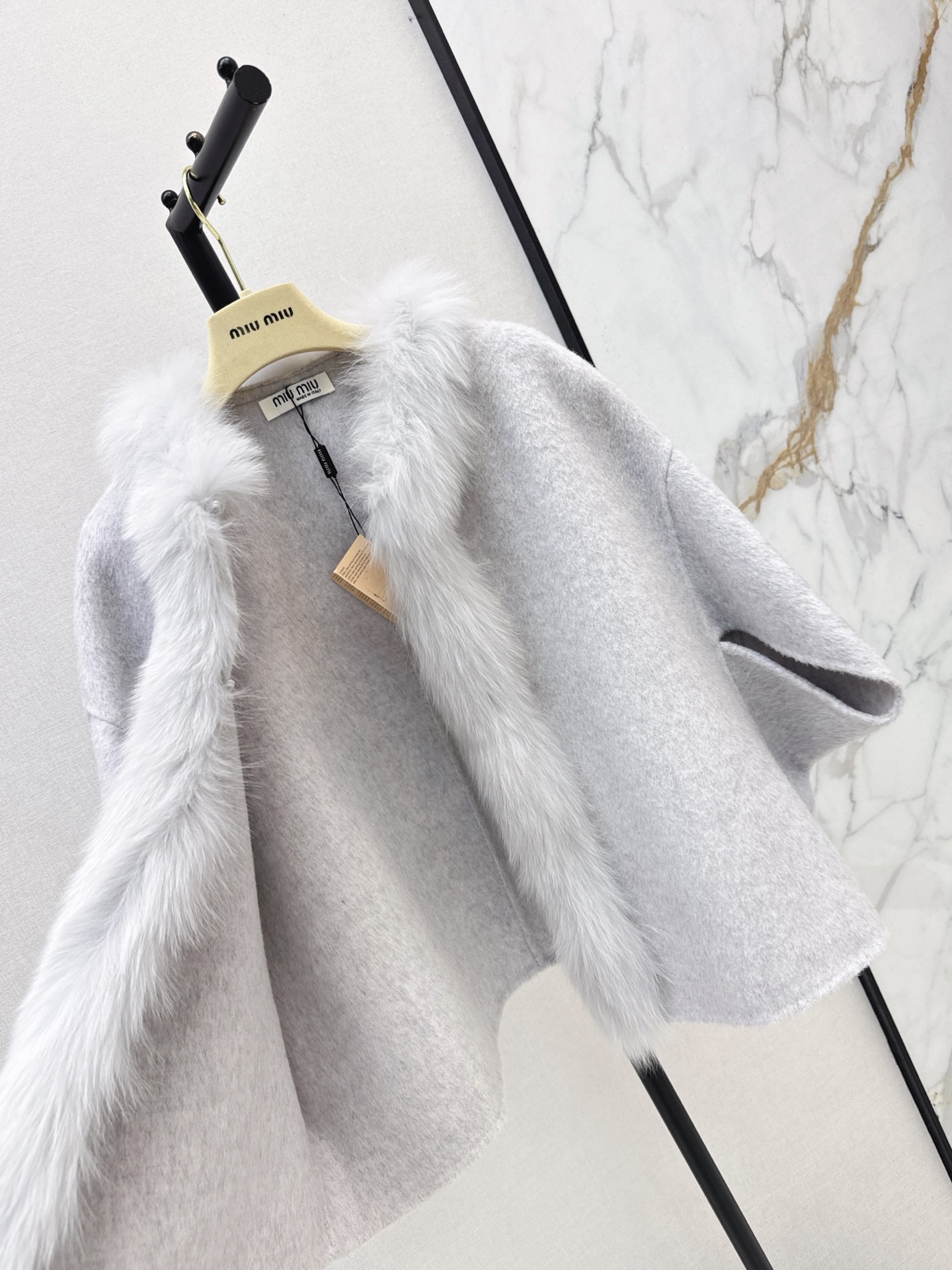 Miu 26fw woolen cape jacket