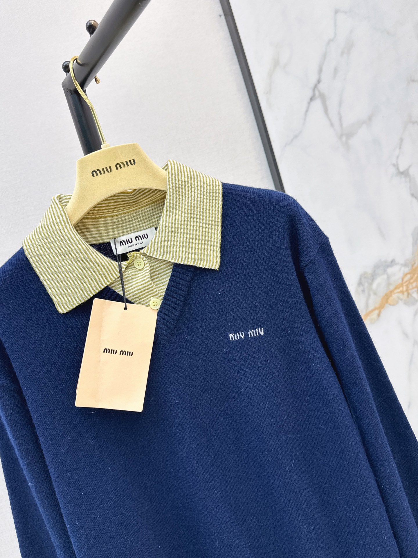 Miu 26fw 2in1 knitwear