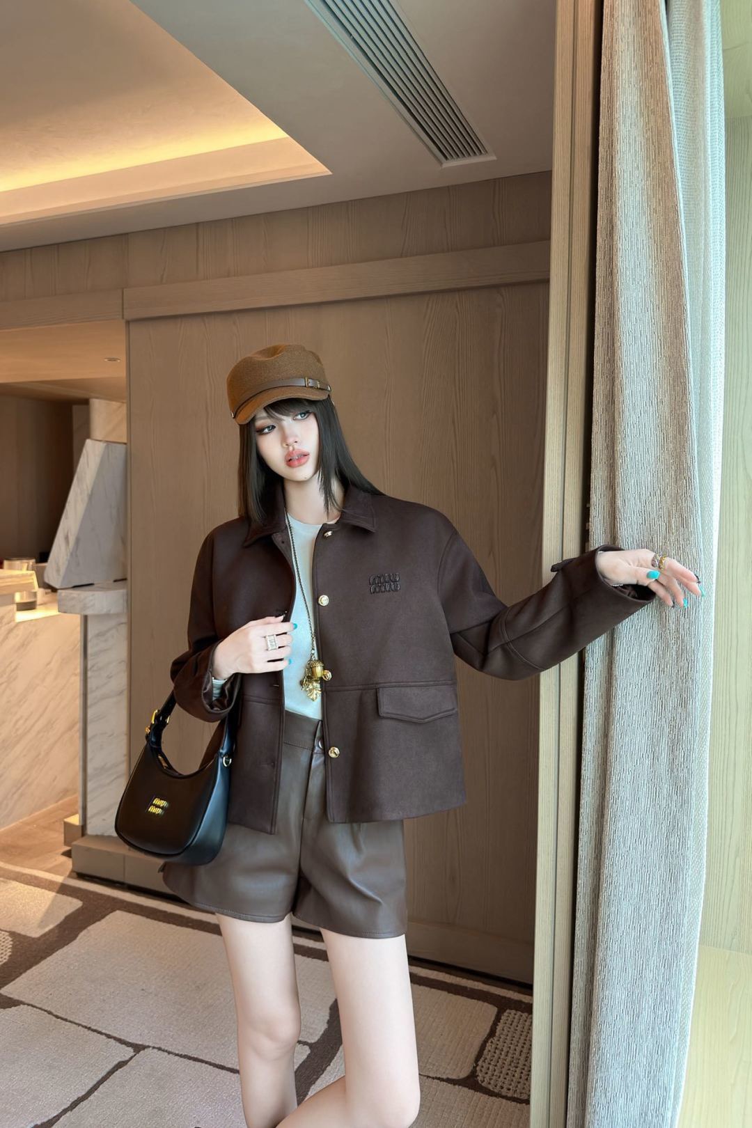 Miu 26fw collared jacket