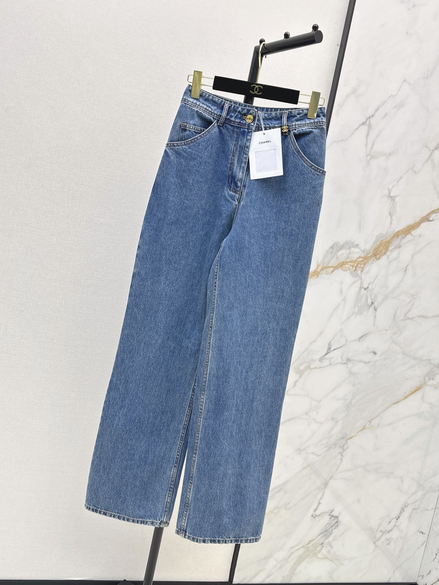 Chan 26fw straight-leg jeans