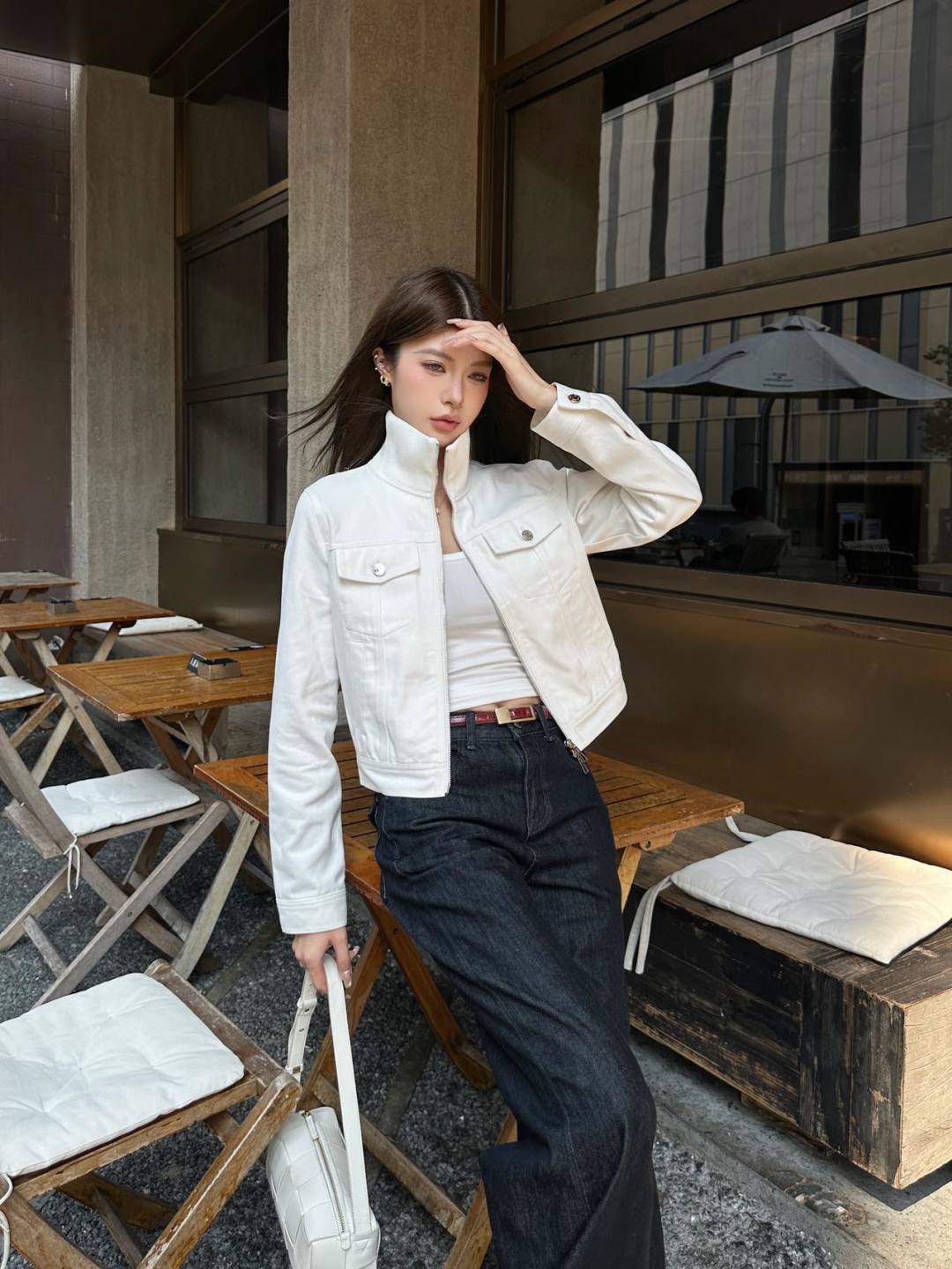 Her 26fw zipper jacket
