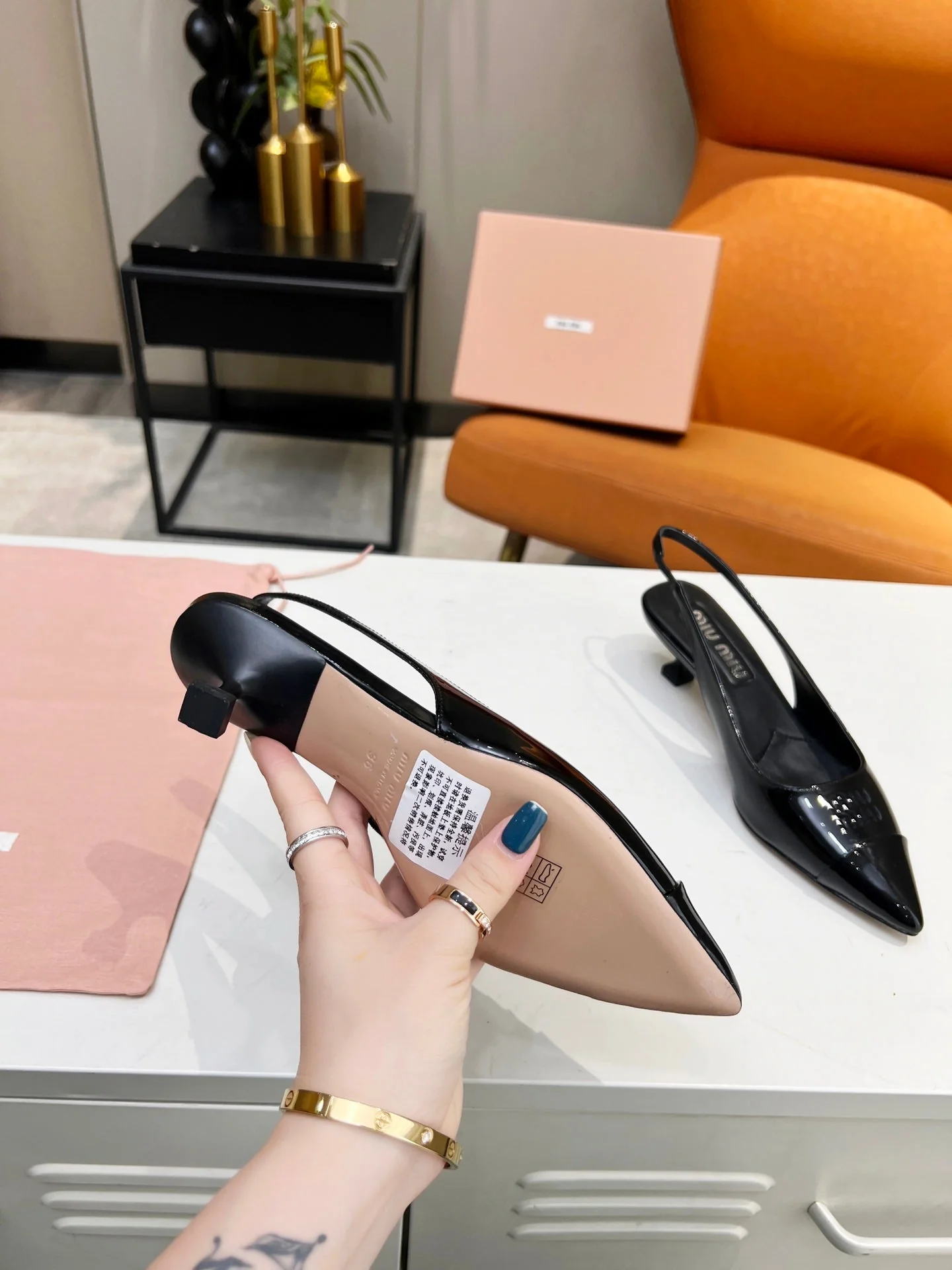 mi Slingback pump