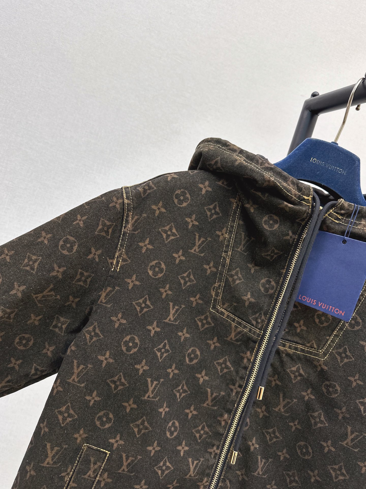 Loui 26fw hooded denim jacket