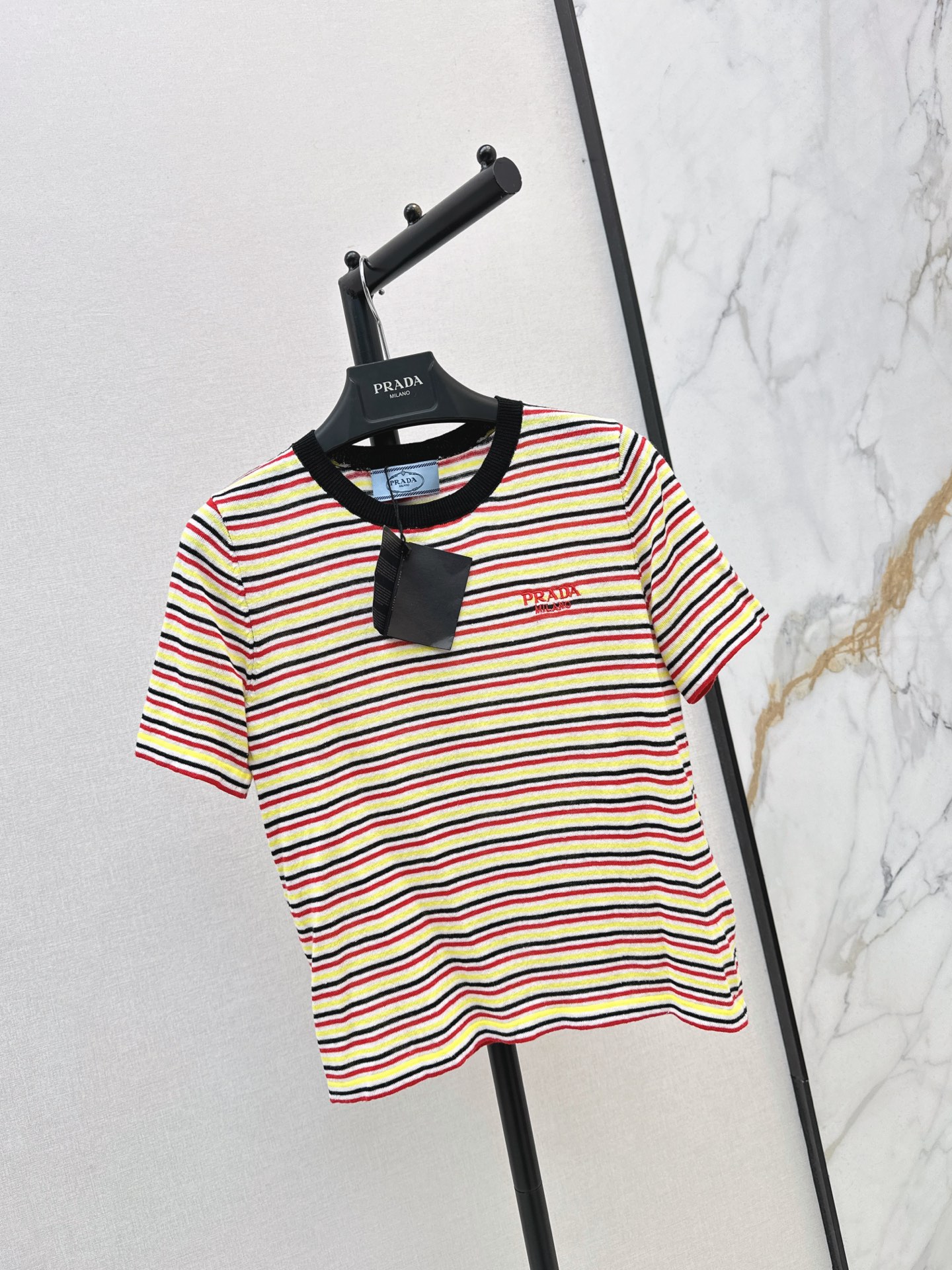 Pra 26fw stripe t-shirt