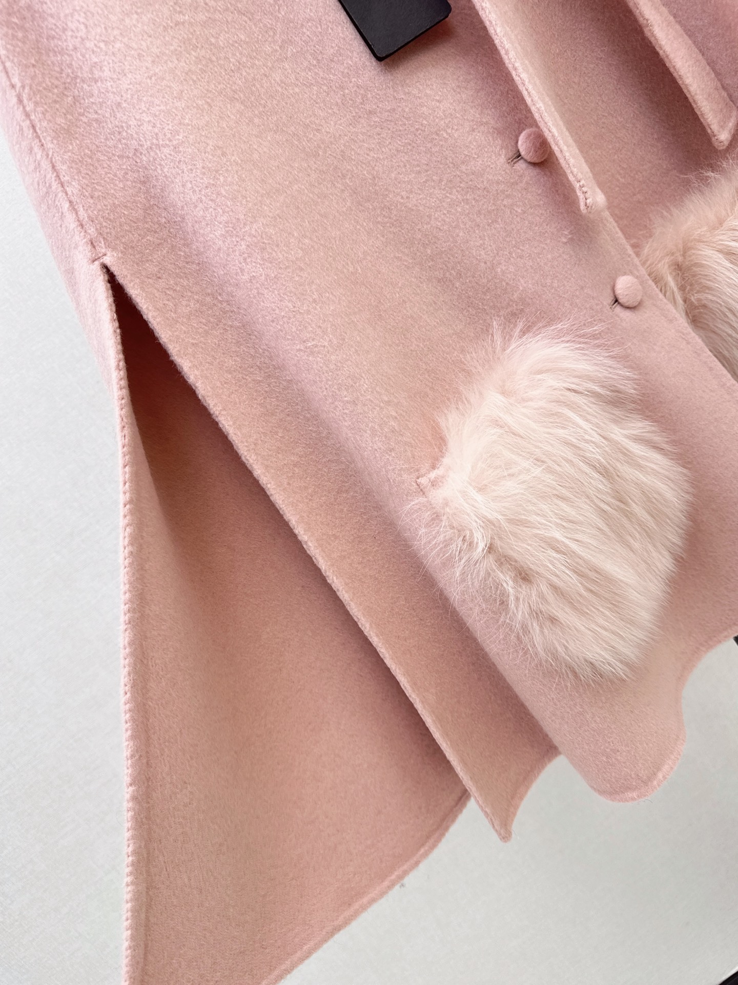 Fen 26fw woolen cape jacket