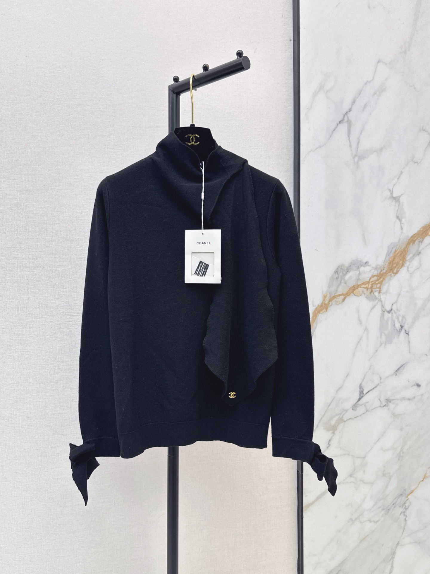 Chan 26fw bow knitwear