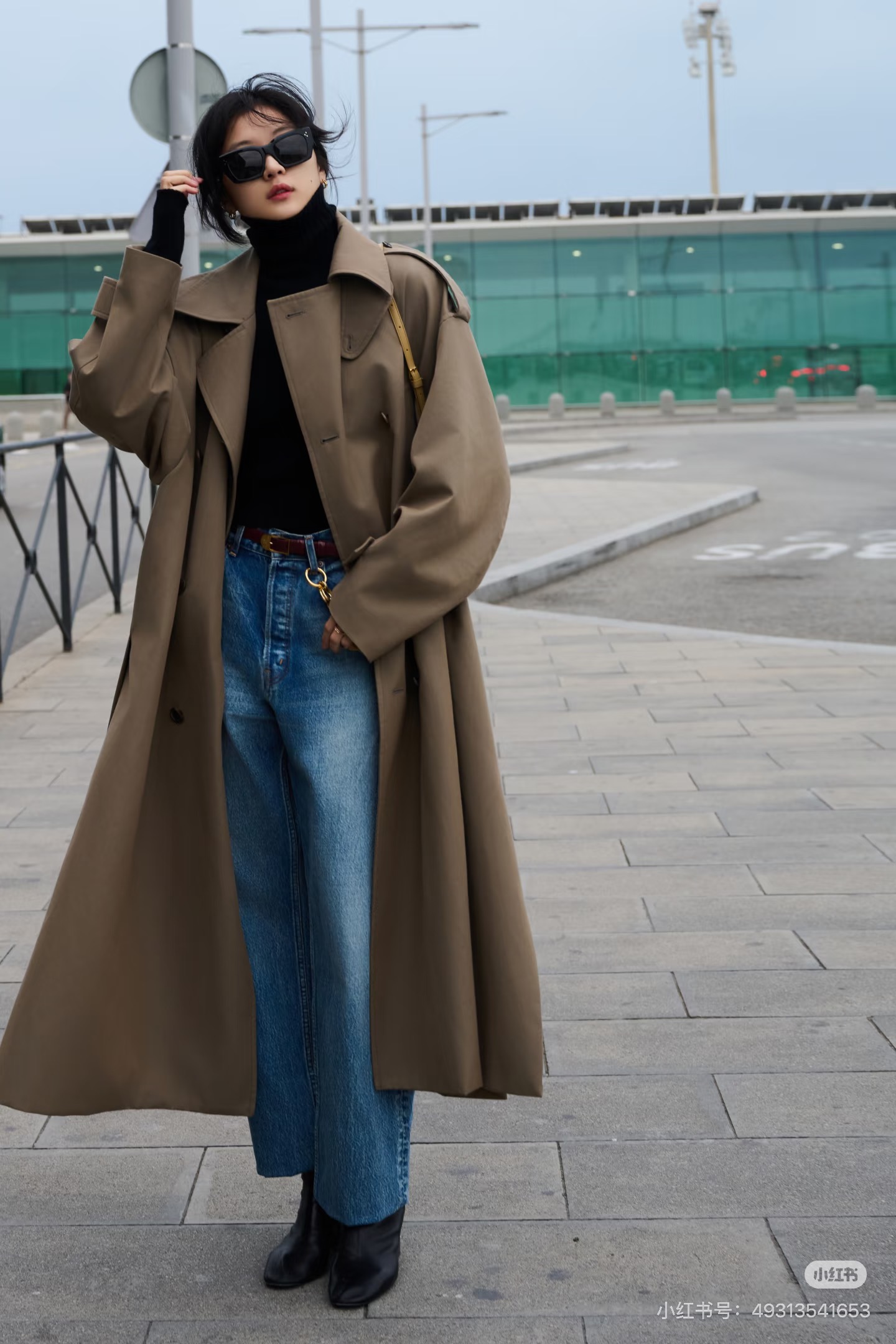Celi 26fw print trench coats