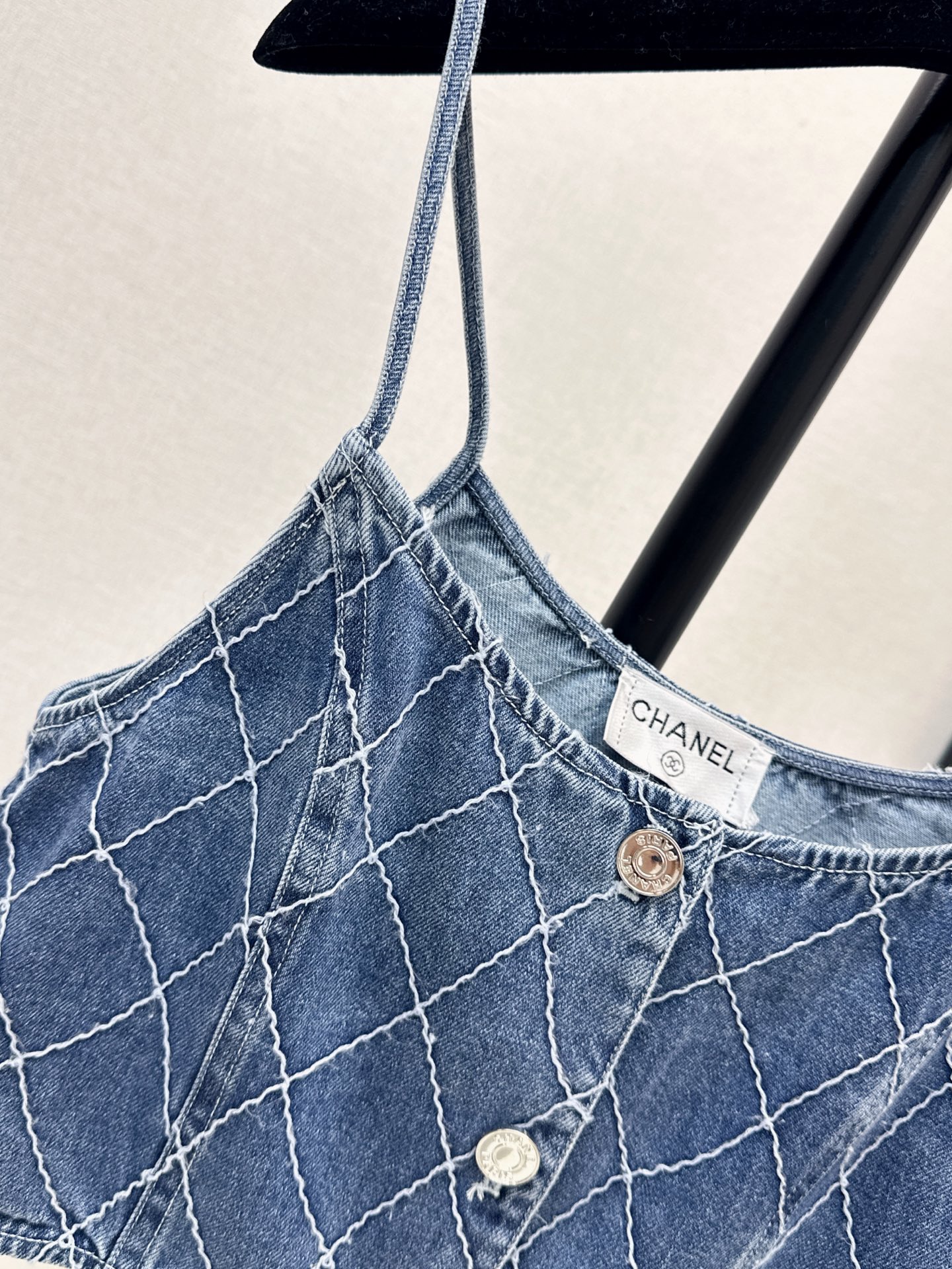 Chan 26fw denim camisole