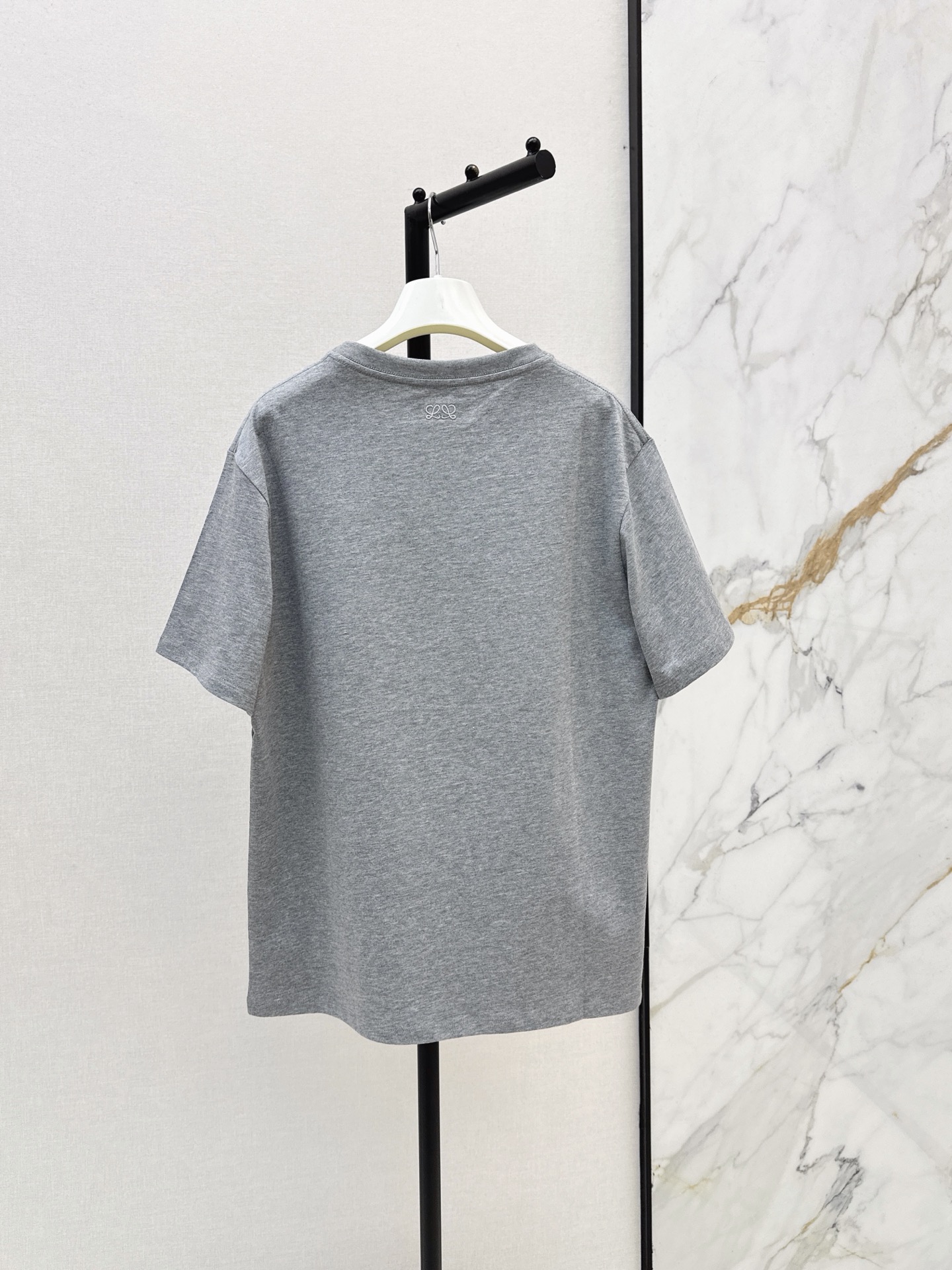 Loe 26ss print embroidery t-shirt