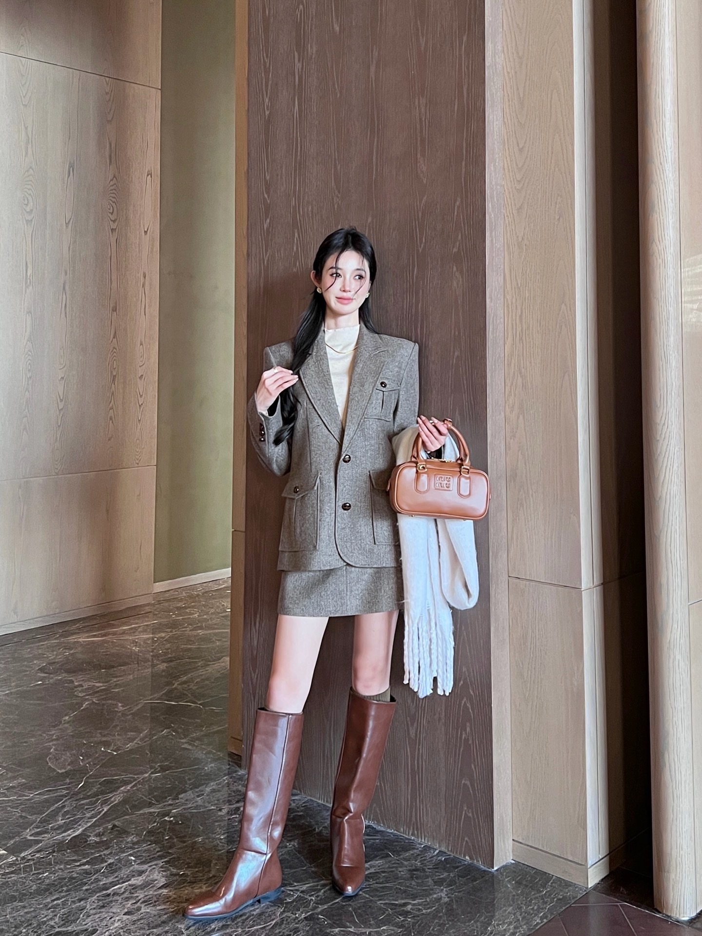 Miu 26fw wool blazer