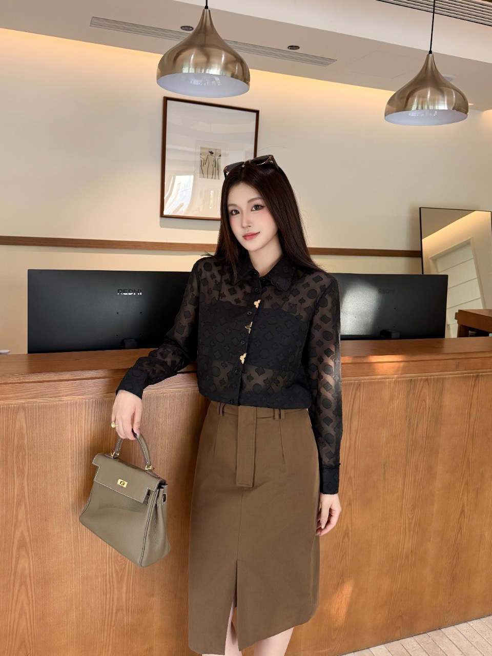 Loui 26fw jacquard shirt