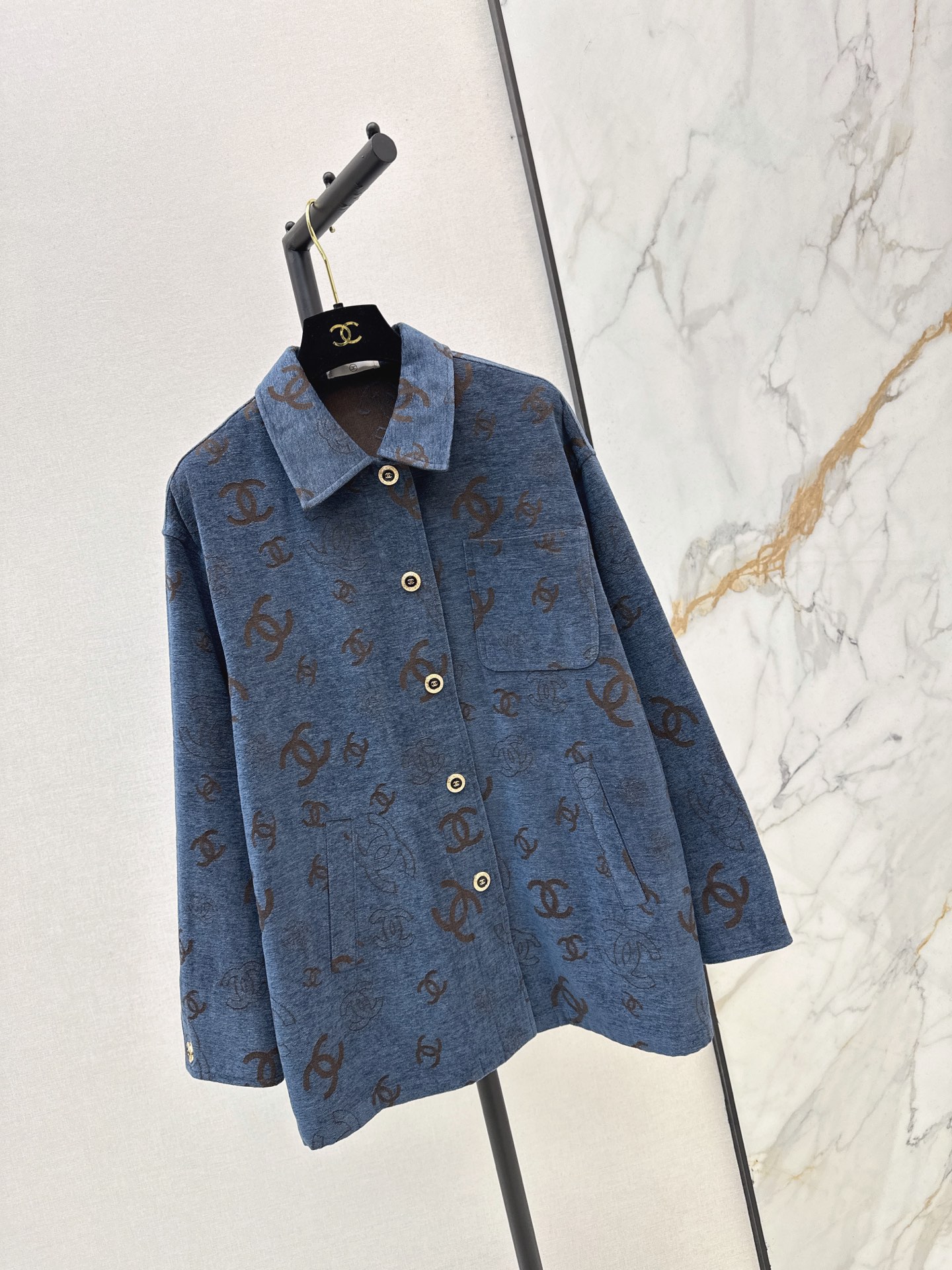 Chan 26fw print jacket