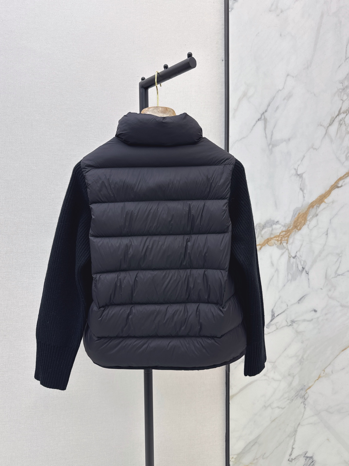 Brun 26fw wool contract down jacket