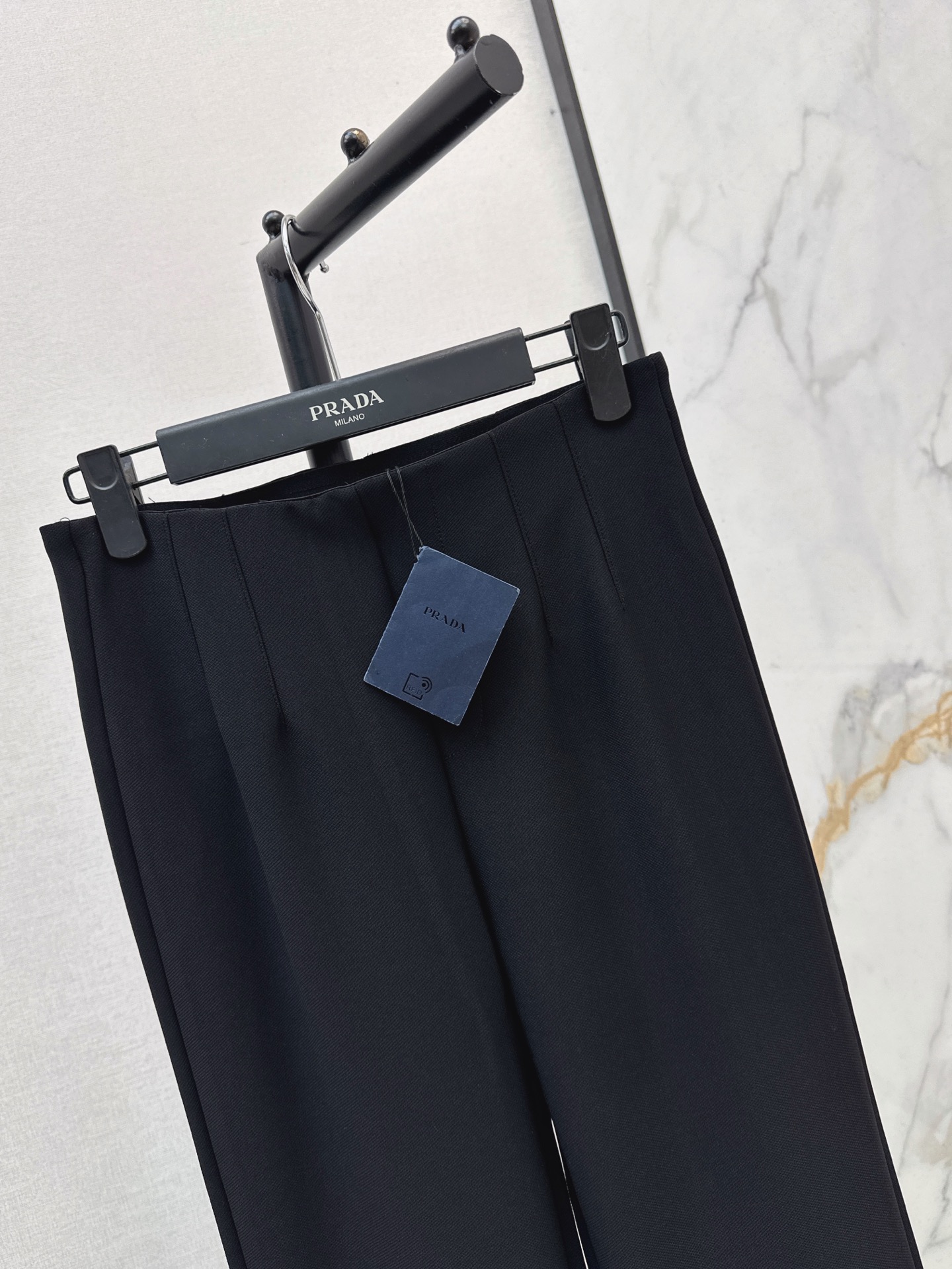 Pra 26fw high-waist flared pants