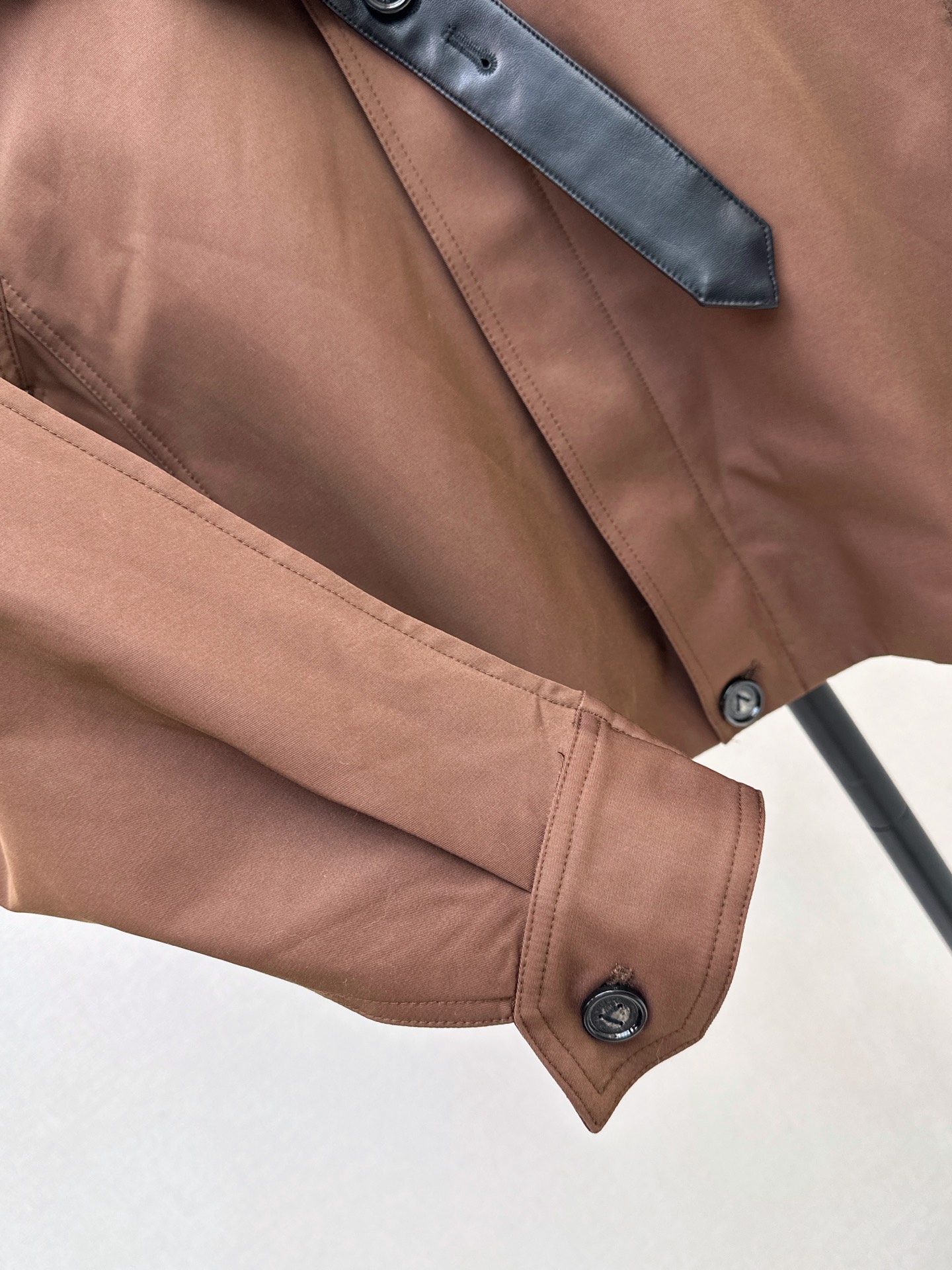 Bott 26fw woven neck cropped jacket