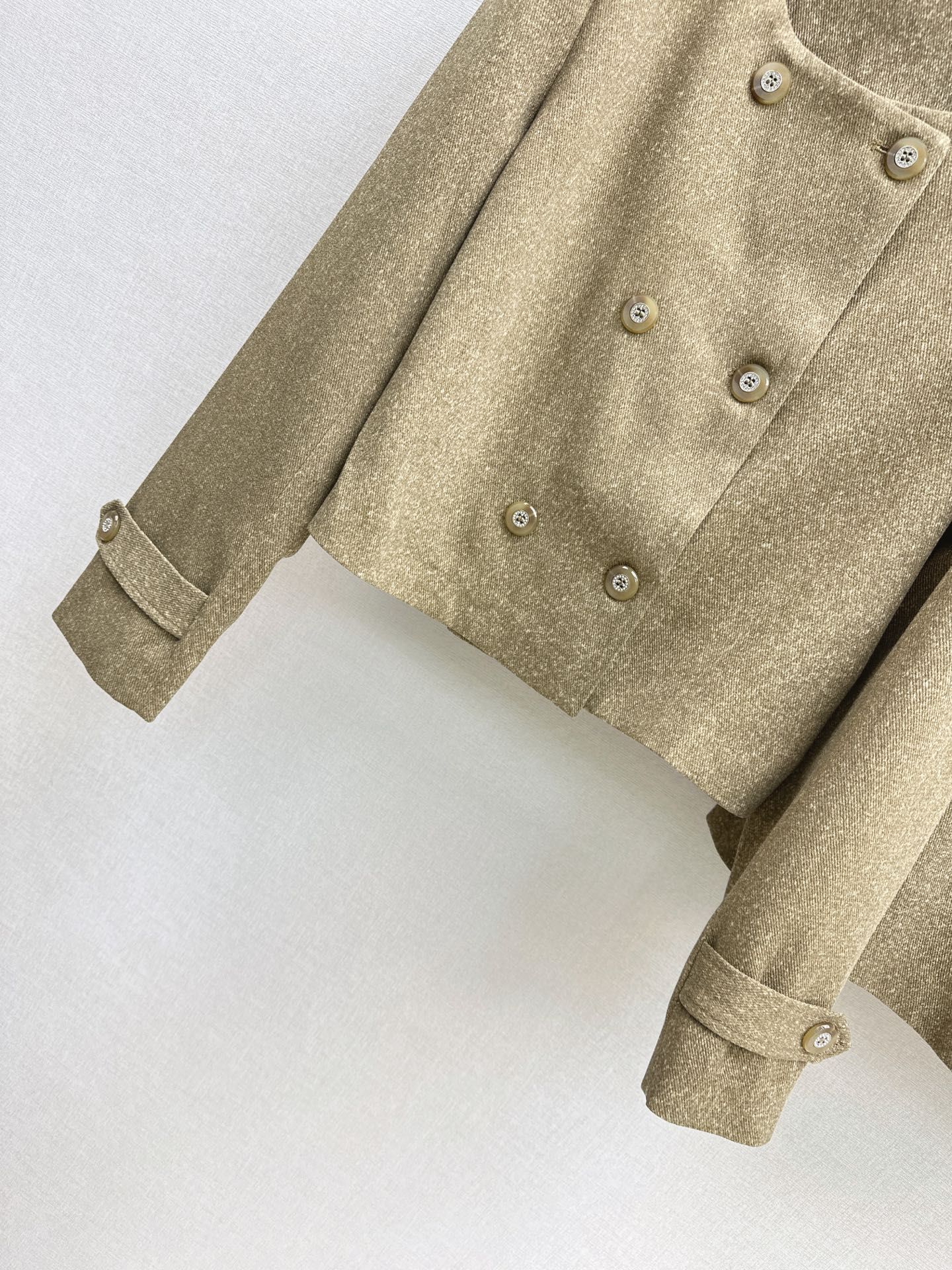 Chan 26fw cropped jacket jacket A-line skirt sets