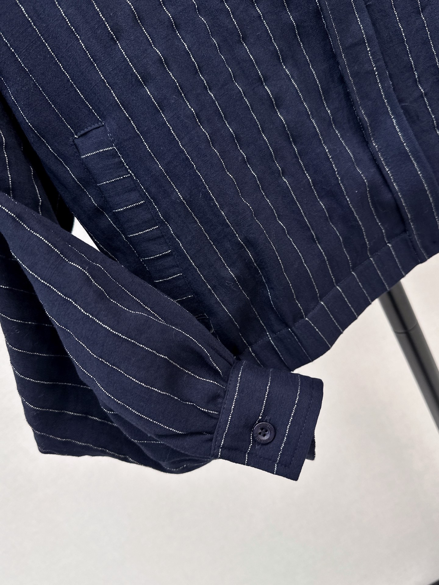 Chan 26fw stripe shirt jacket