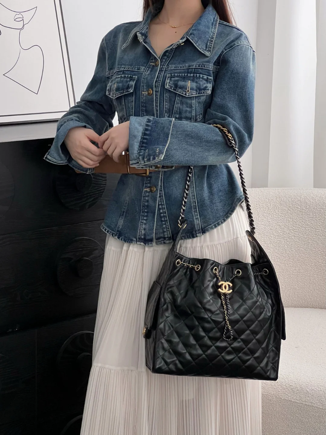 Chan 25A hobo bags