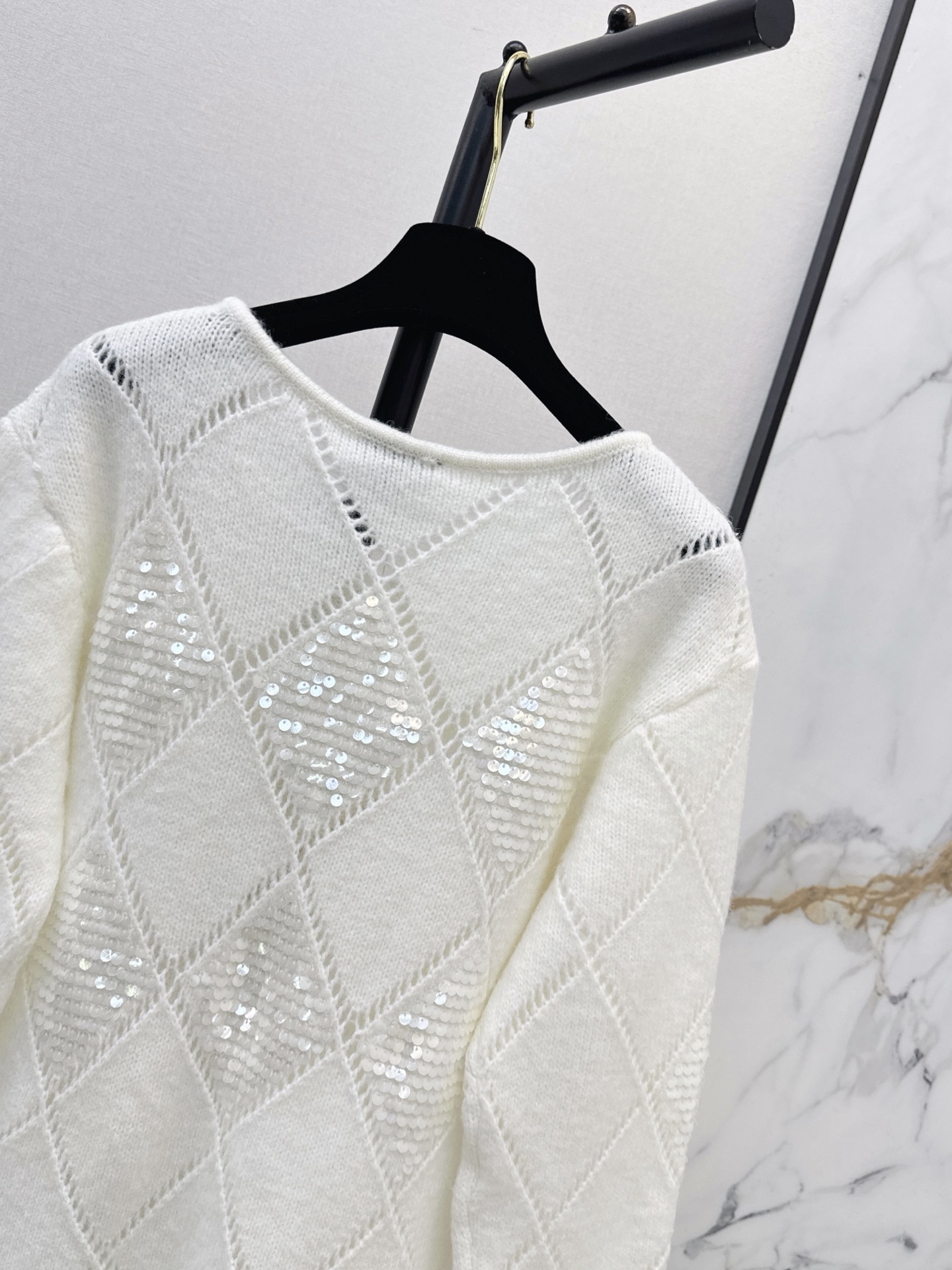 Chan 26fw sequin knitweasr