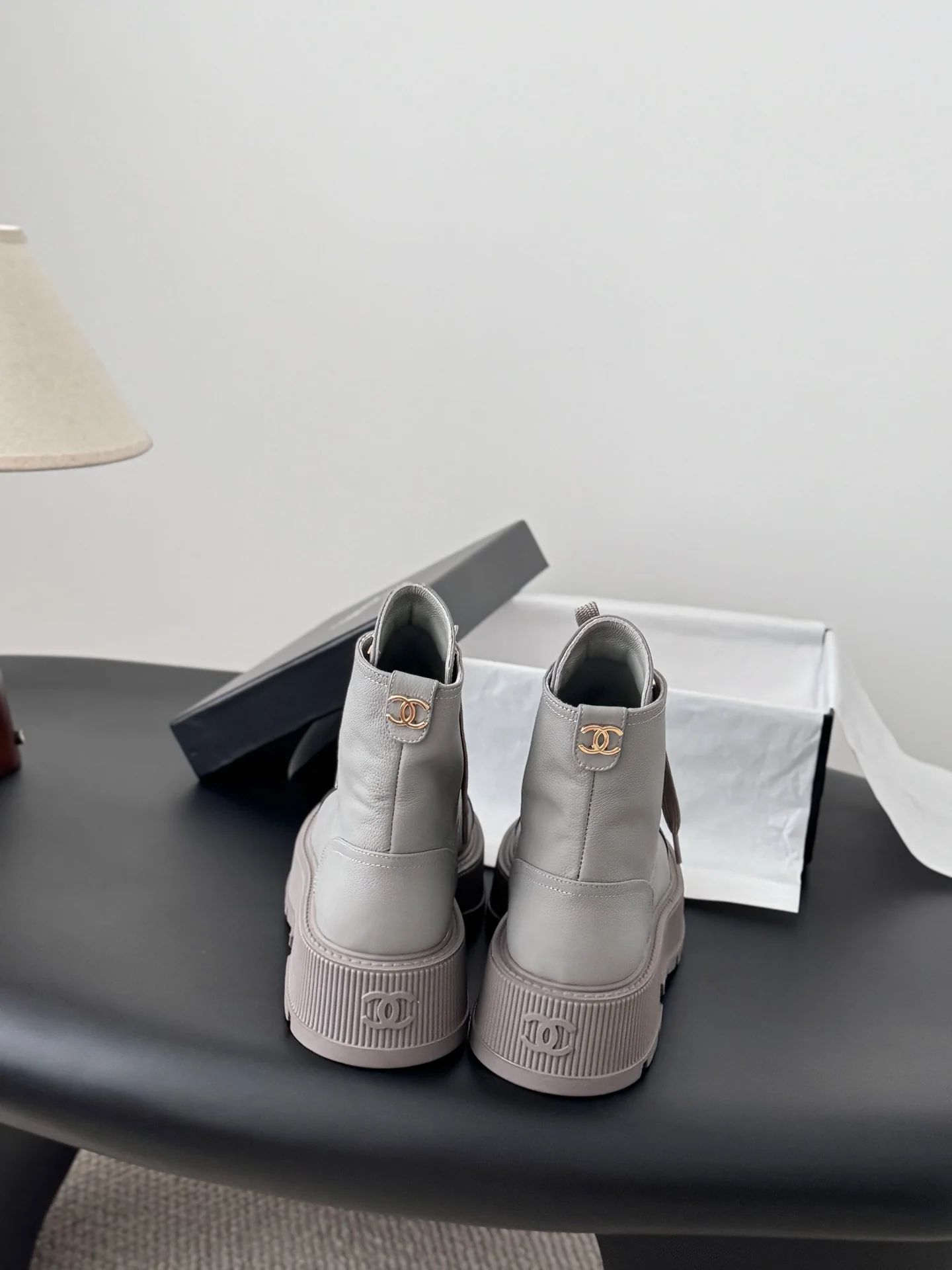 Chan 25fw ankle boots