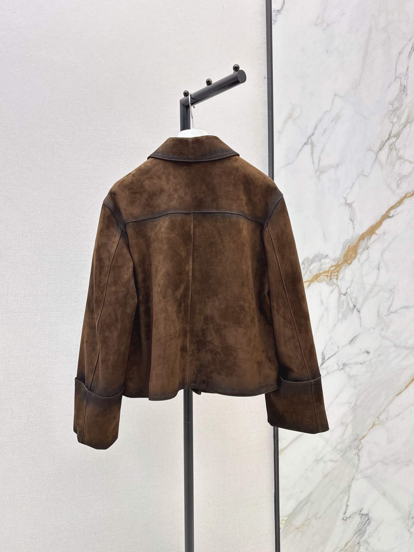 Loe 26fw suede leather jacket