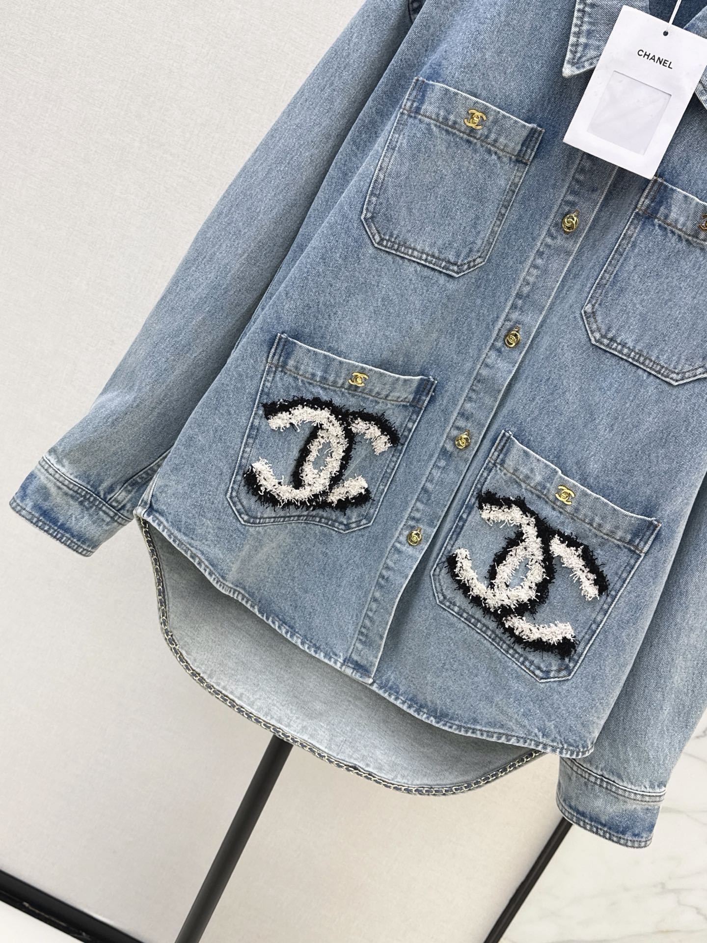 Chan 26fw denim shirt jacket