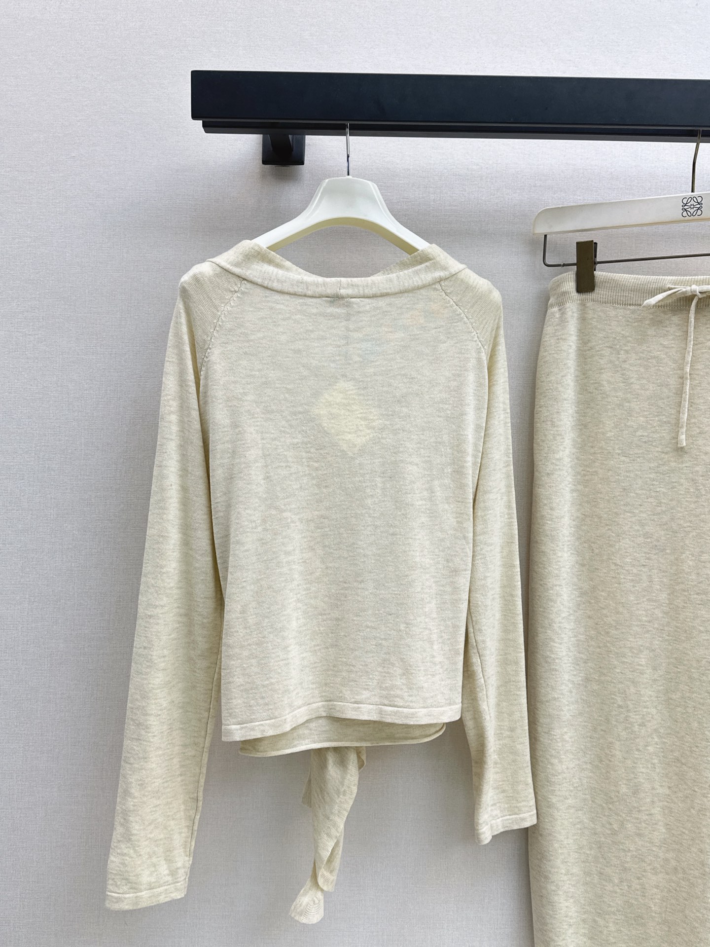 Loe 26fw knit vest cardigan skirt sets