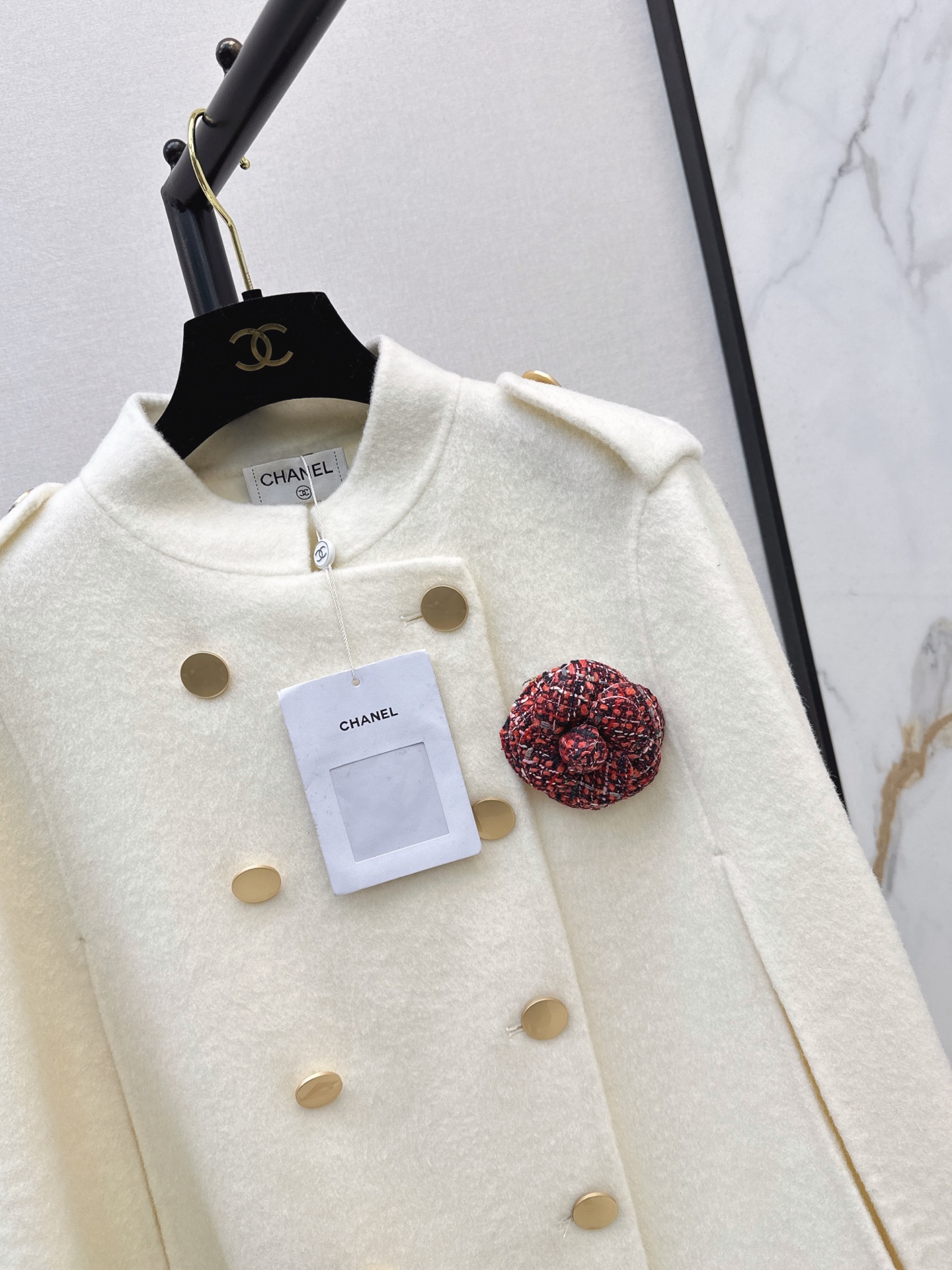Chan 26fw woolen cape jacket