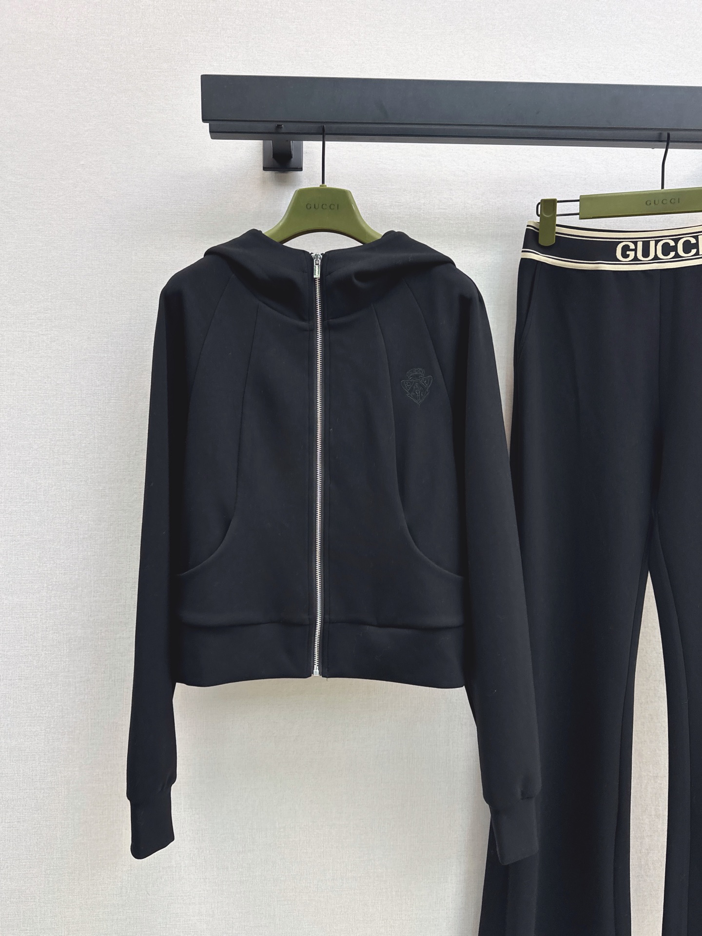 Guc 26fw casual hooded jacket pants sets