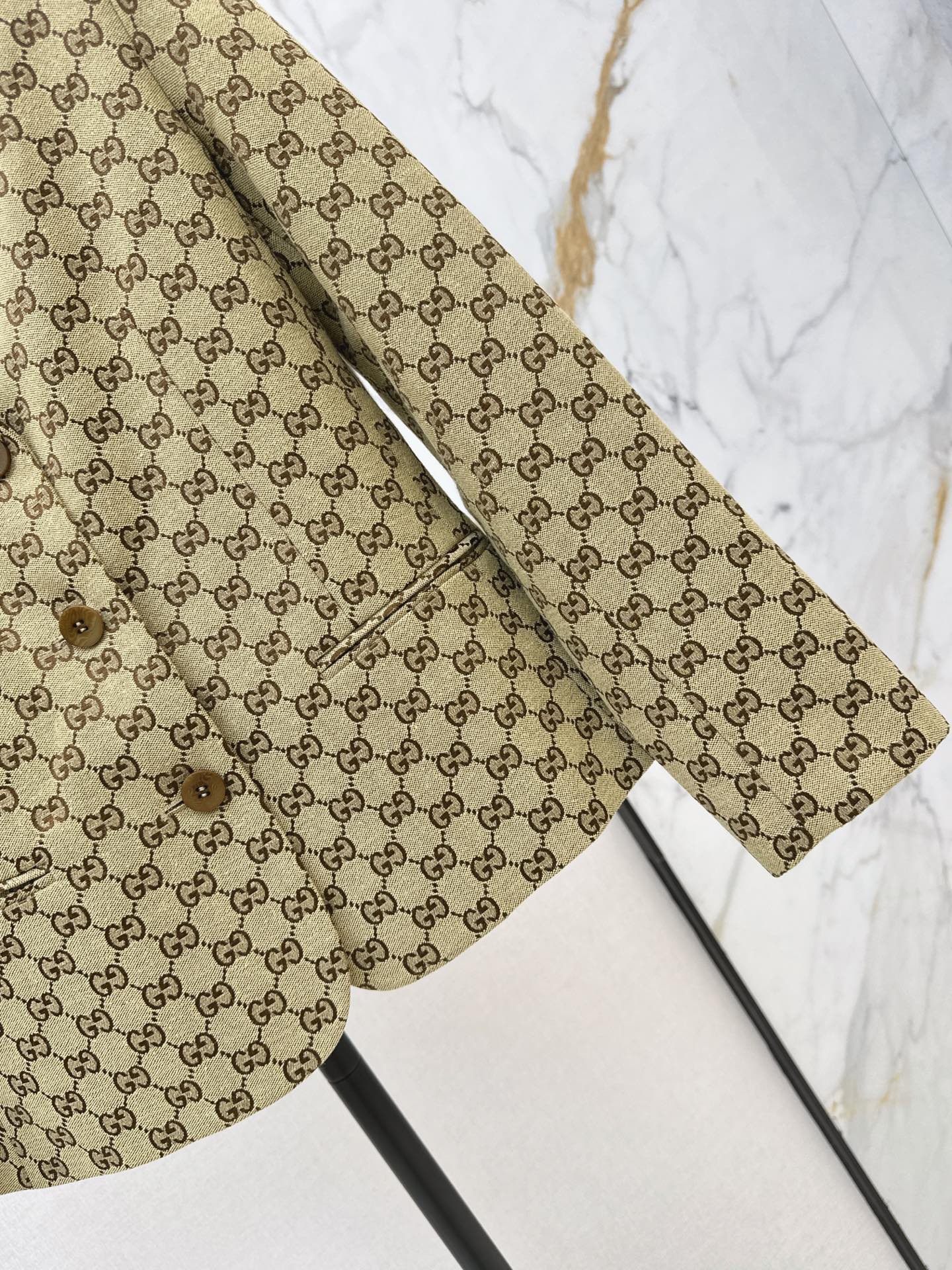 Guc 26fw jacquard blazer