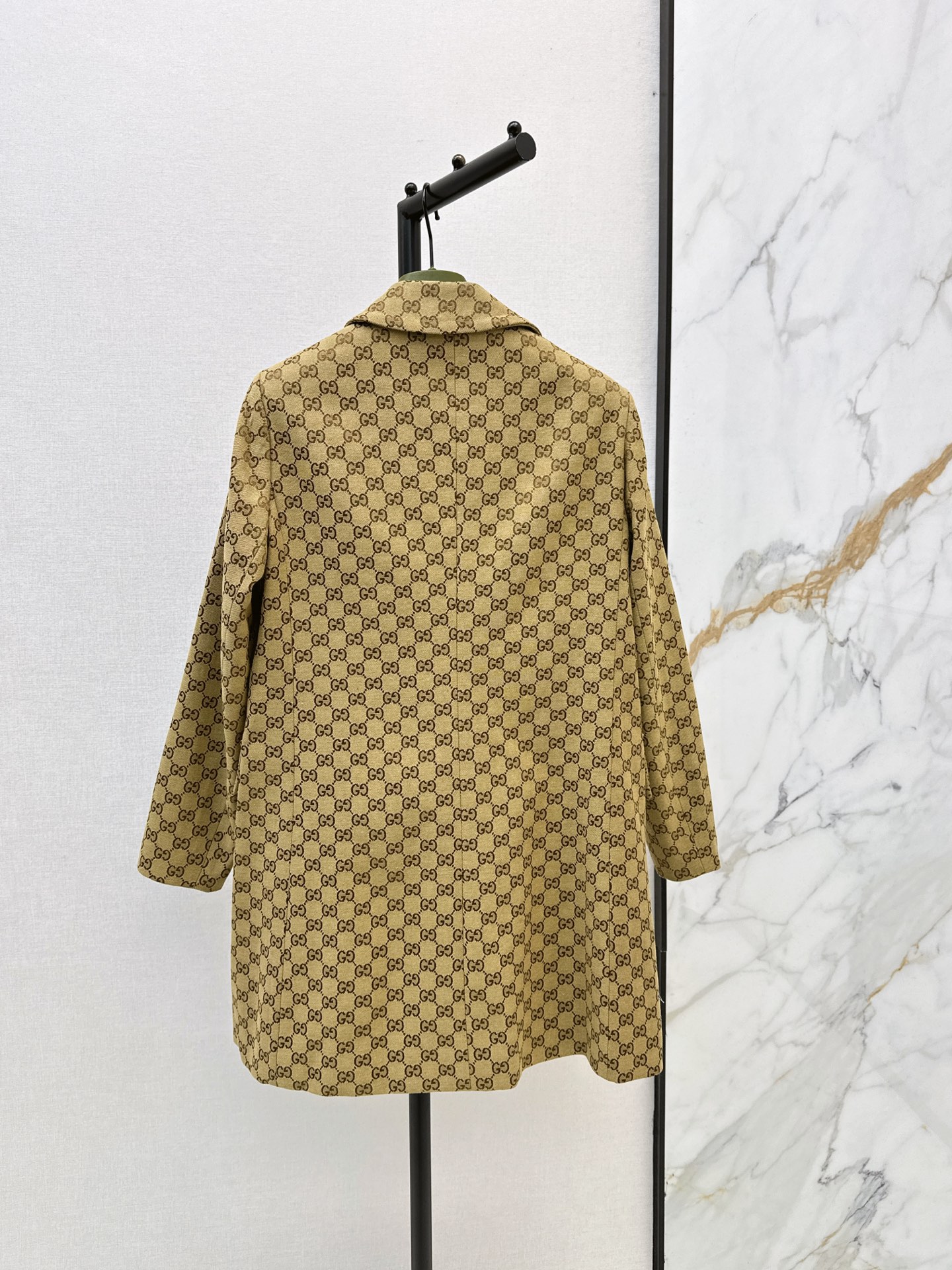 Guc 26fw jacquard long jacket